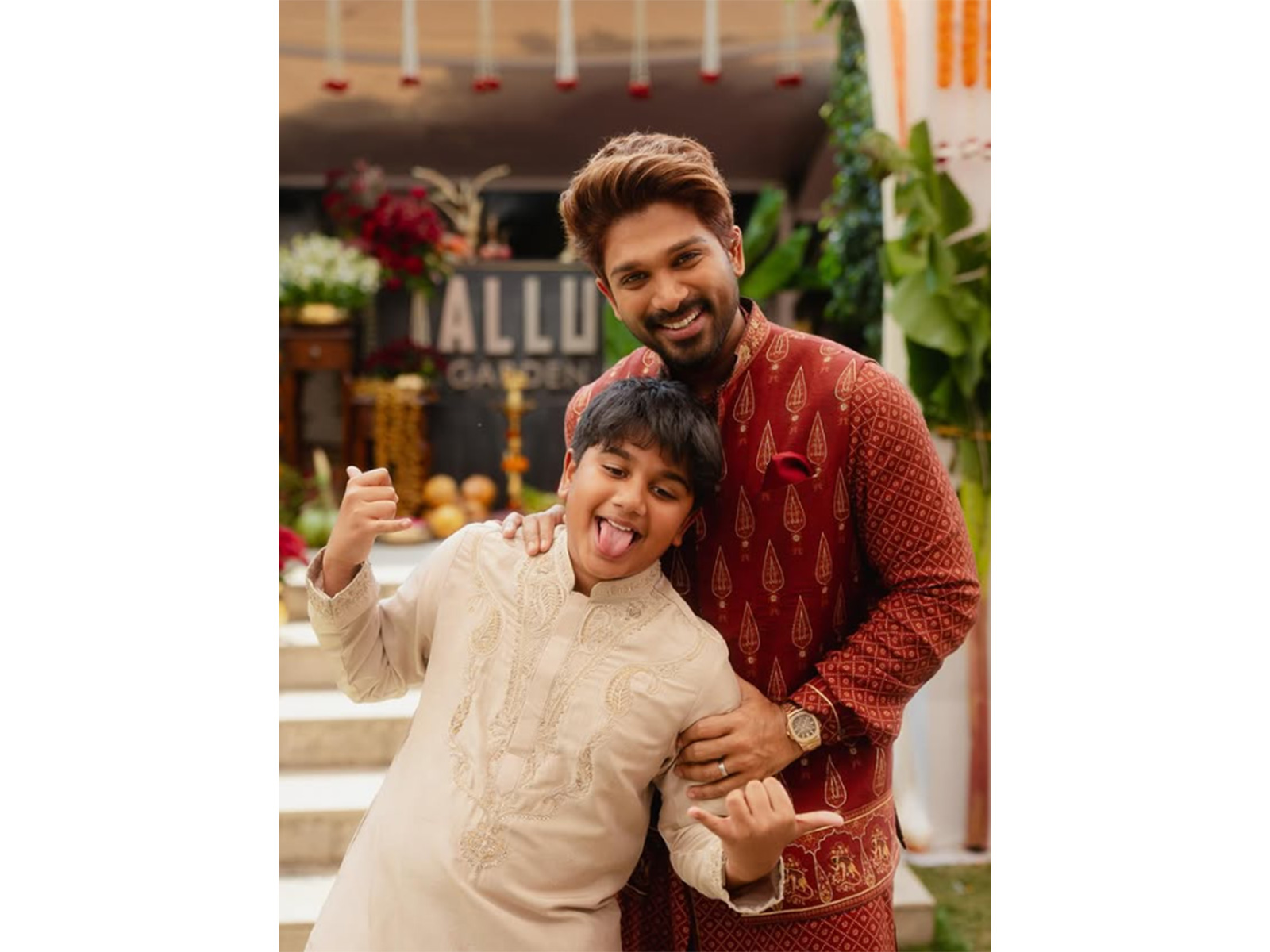 Allu Arjun with son Ayaan (Photo/Instagram/@alluarjunonline)