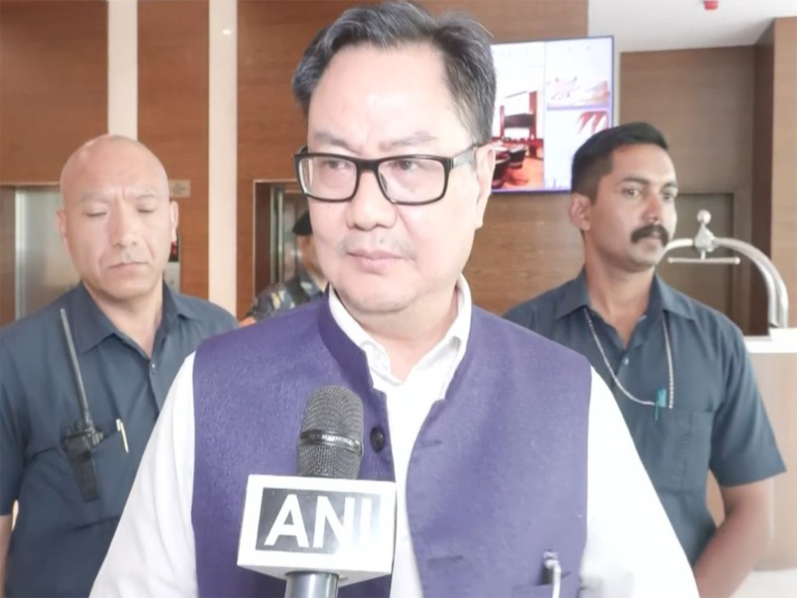 Union Minister Kiren Rijiju (Photo/ANI) Union Minister Kiren Rijiju (Photo/ANI)