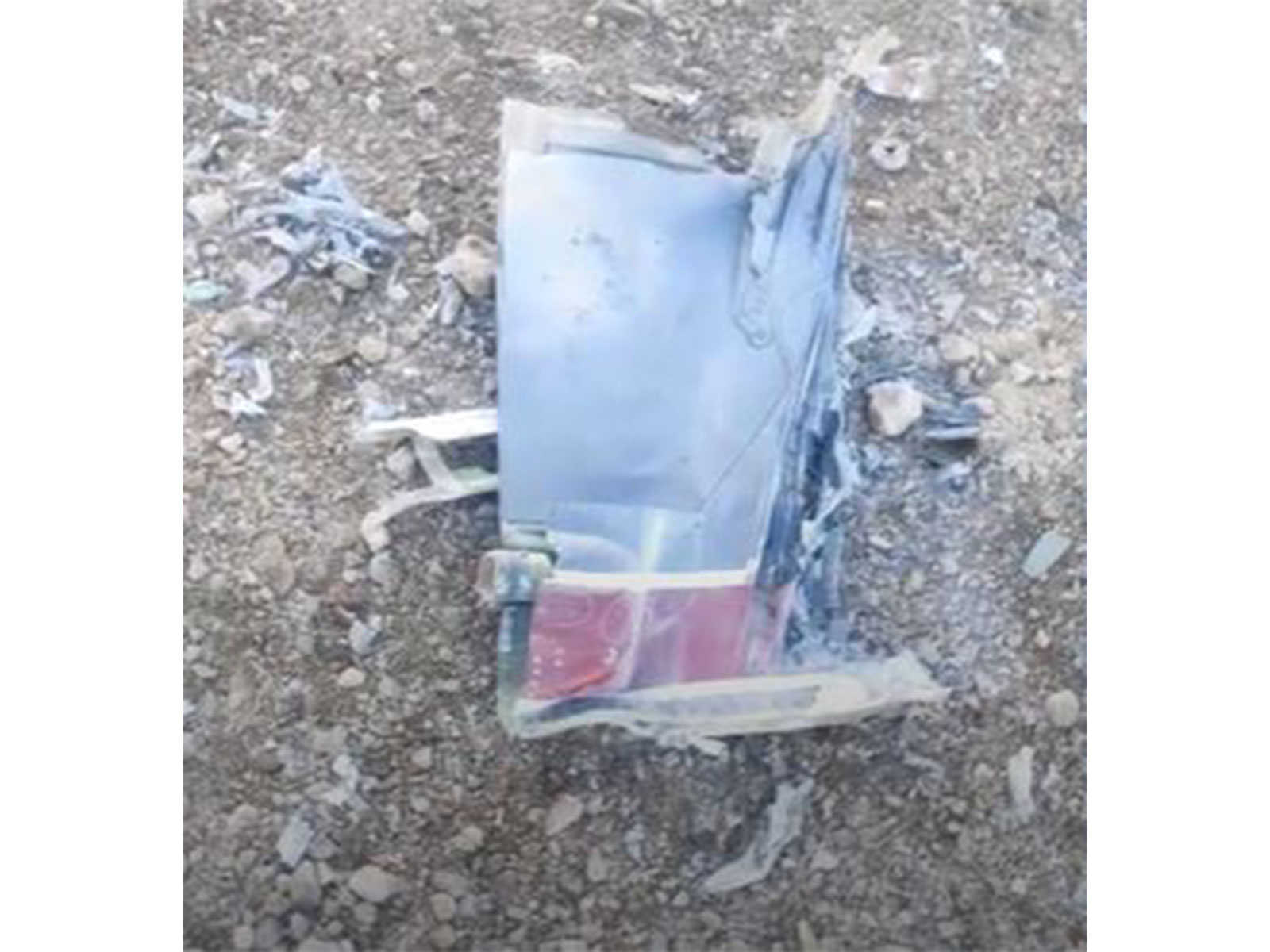 Image by Iranian state media of fragments of US fighter jet shot down (Photo/Reuters) 