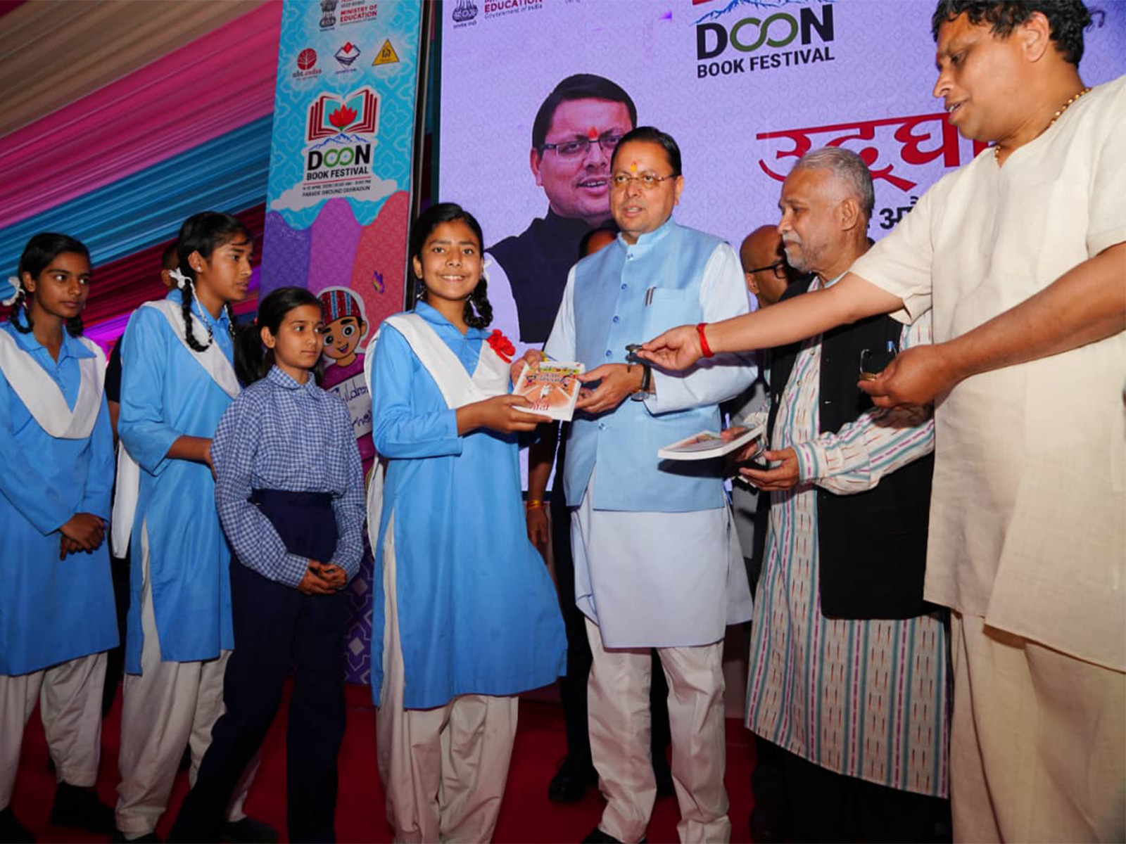 Uttarakhand CM Dhami inaugurates “Doon Book Festival–2026” in Dehradun (Photo/ANI) Uttarakhand CM Dhami inaugurates “Doon Book Festival–2026” in Dehradun (Photo/ANI)