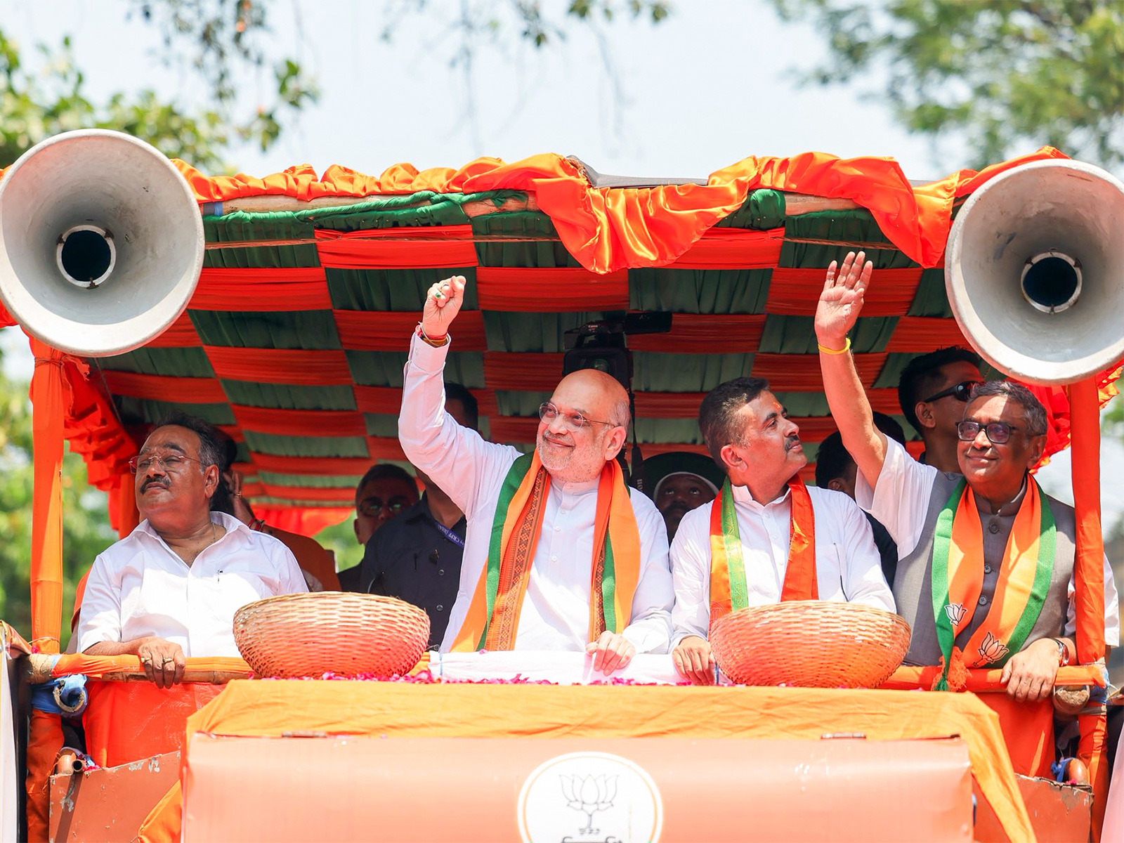 A BJP rally in West Bengal (Photo/ANI)