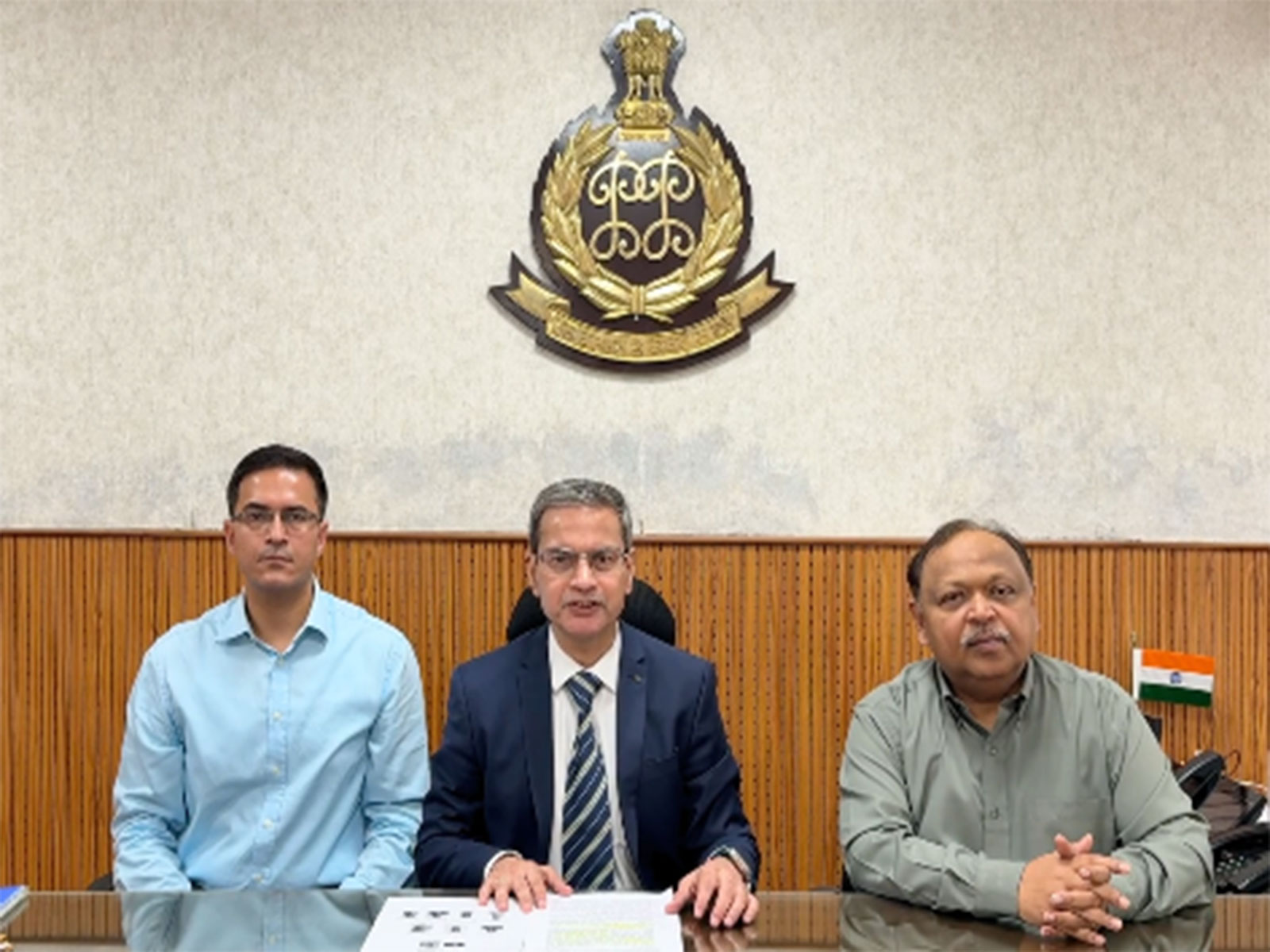 Punjab Director General of Police (DGP) Gaurav Yadav addressing the press conferences. (Photo/PunjabPolice)