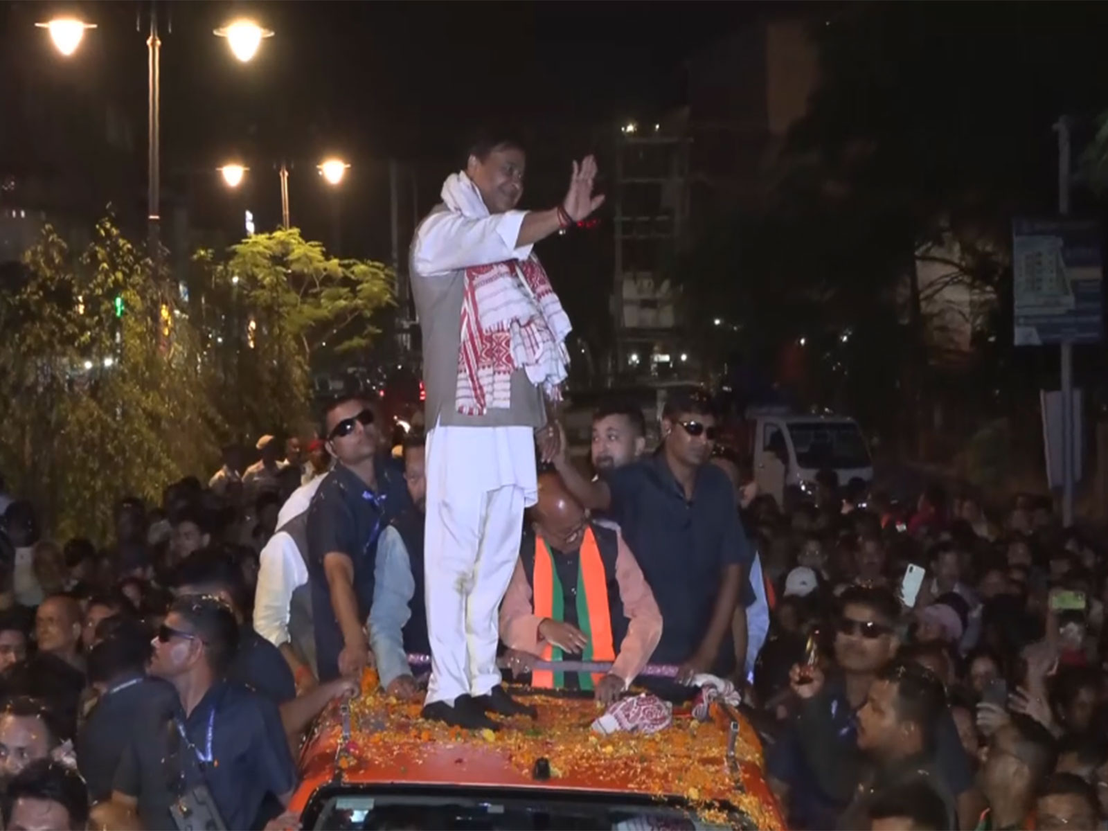 Assam Chief Minister Himanta Biswa Sarma during campaign rally in Jorhat (Photo/ANI) Assam Chief Minister Himanta Biswa Sarma during campaign rally in Jorhat (Photo/ANI)