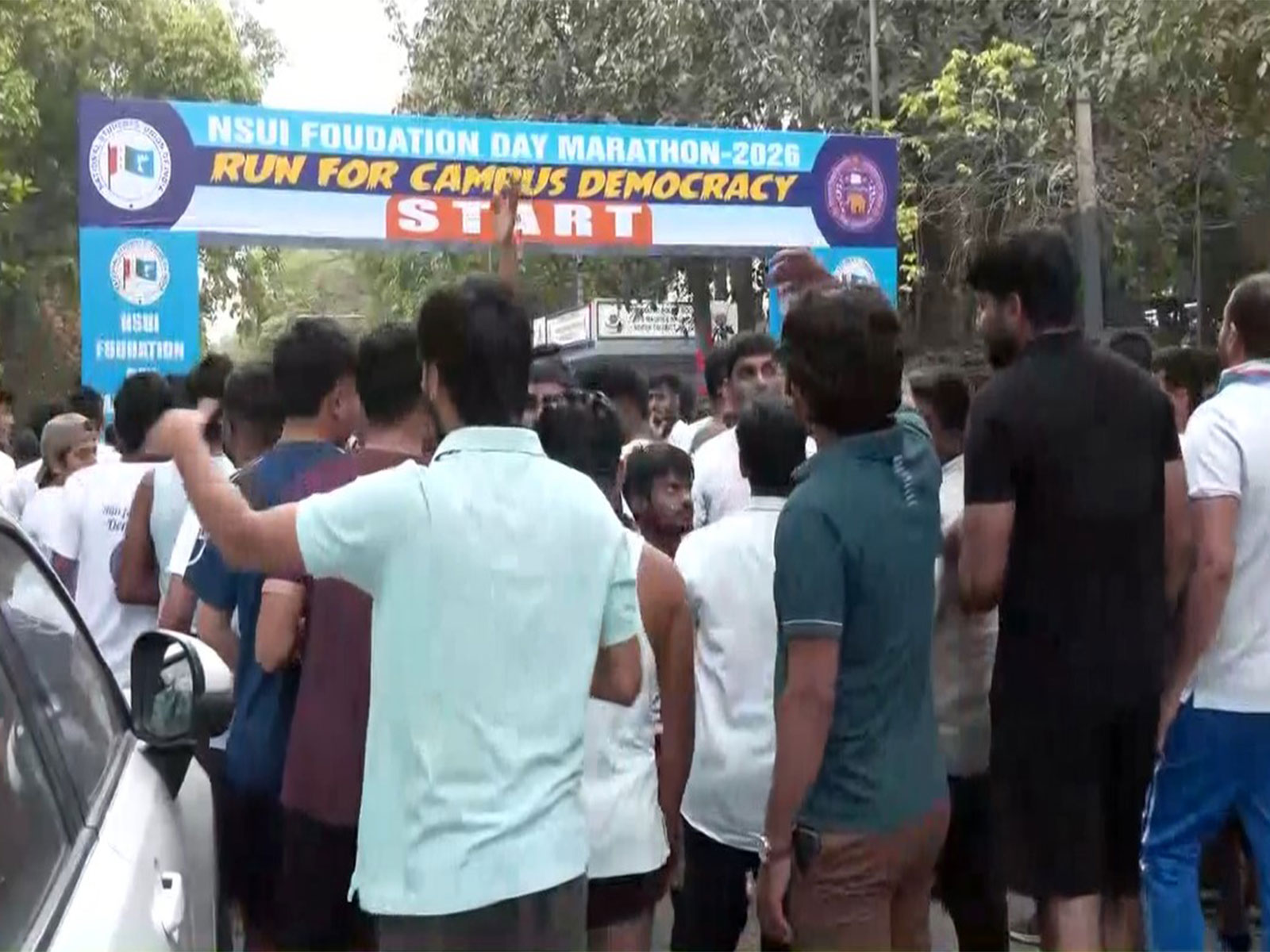 Visuals of the Marathon (Photo/ANI) Visuals of the Marathon (Photo/ANI)