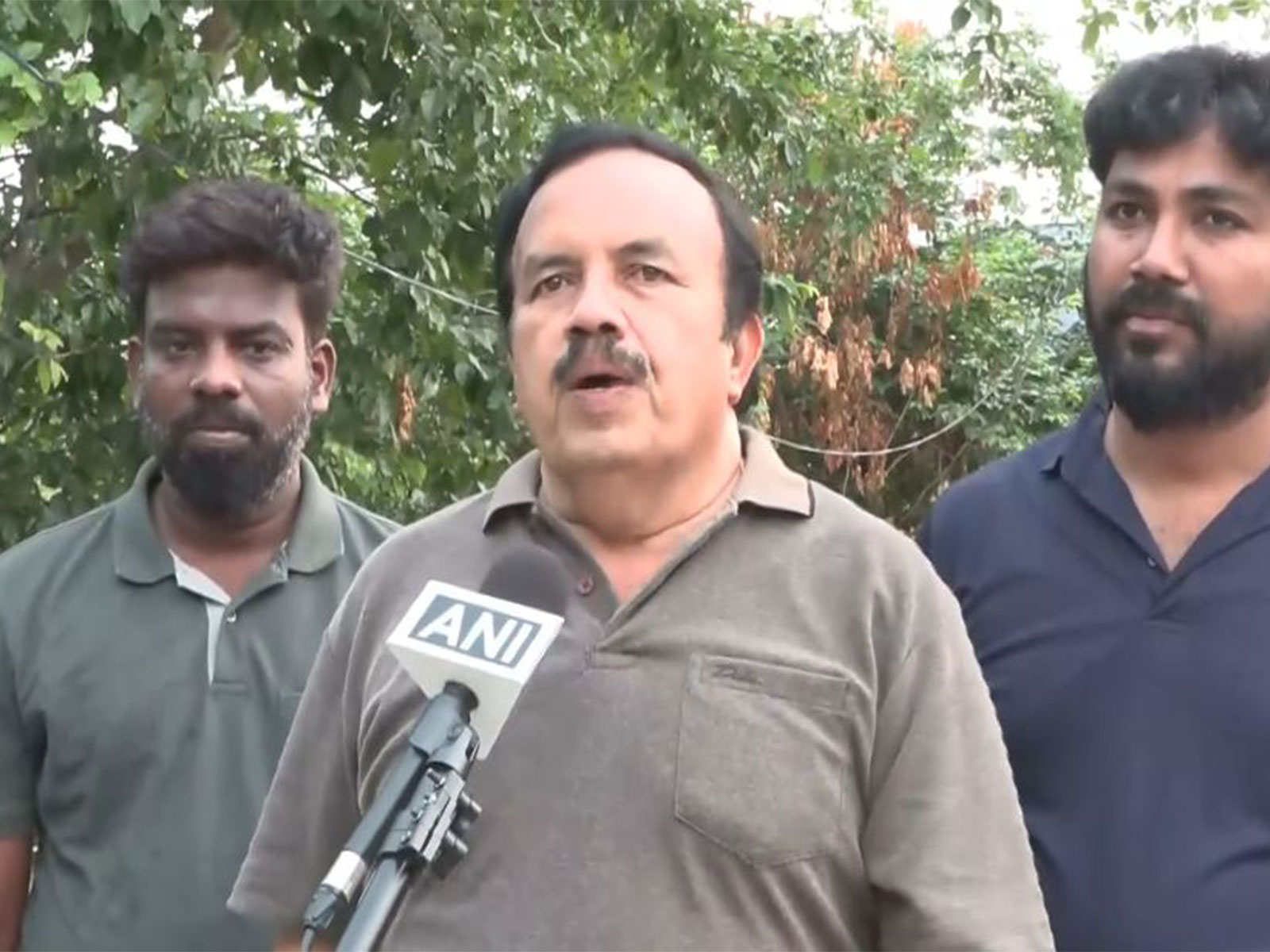 AMMK candidate from Thiruchirappalli West, Rajasekaran (Photo/ANI)