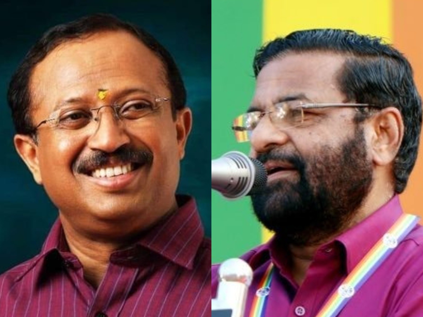 Kazhakkoottam BJP candidate V Muraleedharan (Photo: x/@MOS_MEA) and CPI(M)'s candidate Kadakampally Surendran (Photo: x/@kadakampalli) Kazhakkoottam BJP candidate V Muraleedharan (Photo: x/@MOS_MEA) and CPI(M)'s candidate Kadakampally Surendran (Photo: x/@kadakampalli)