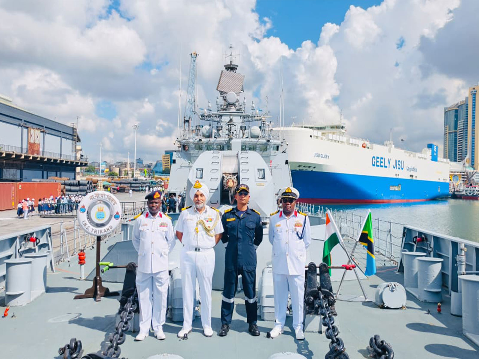 Indian Naval Ship Trikand calls at Dar-es-Salaam, Tanzania (Photo/PIB)
