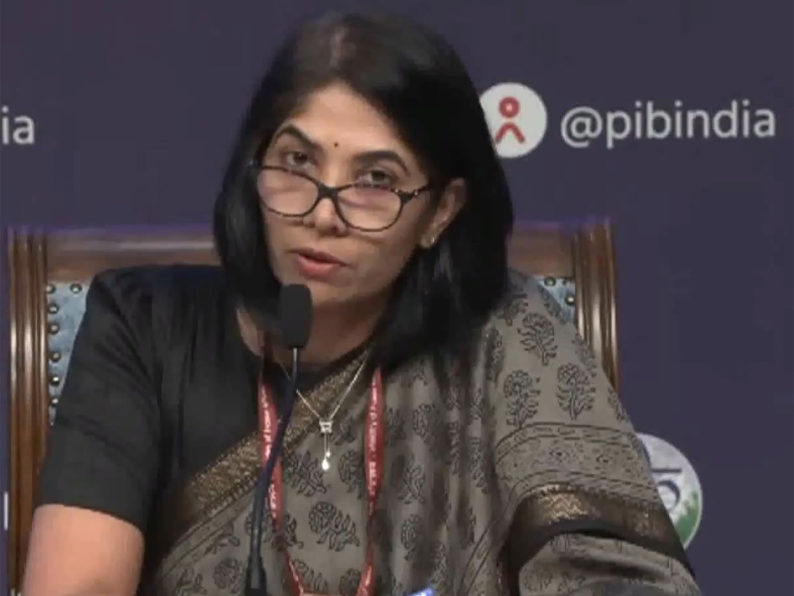 C Shikha, Joint Secretary in the Department of Food and Public Distribution, Ministry of Consumer Affairs, Food and Public Distribution (Photo/ANI)