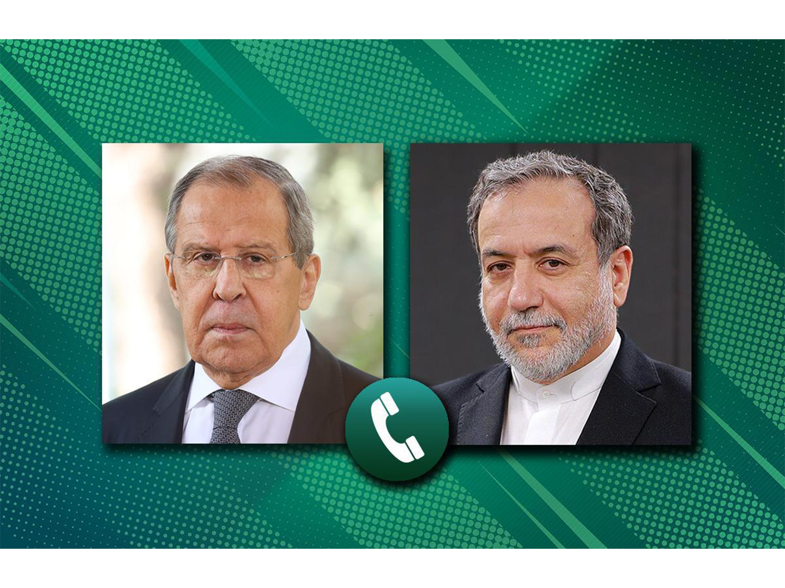 Russian Foreign Minister Sergey Lavrov speaks with his Iranian counterpart, Abbas Araghchi (Photo/X/@mfa_russia)