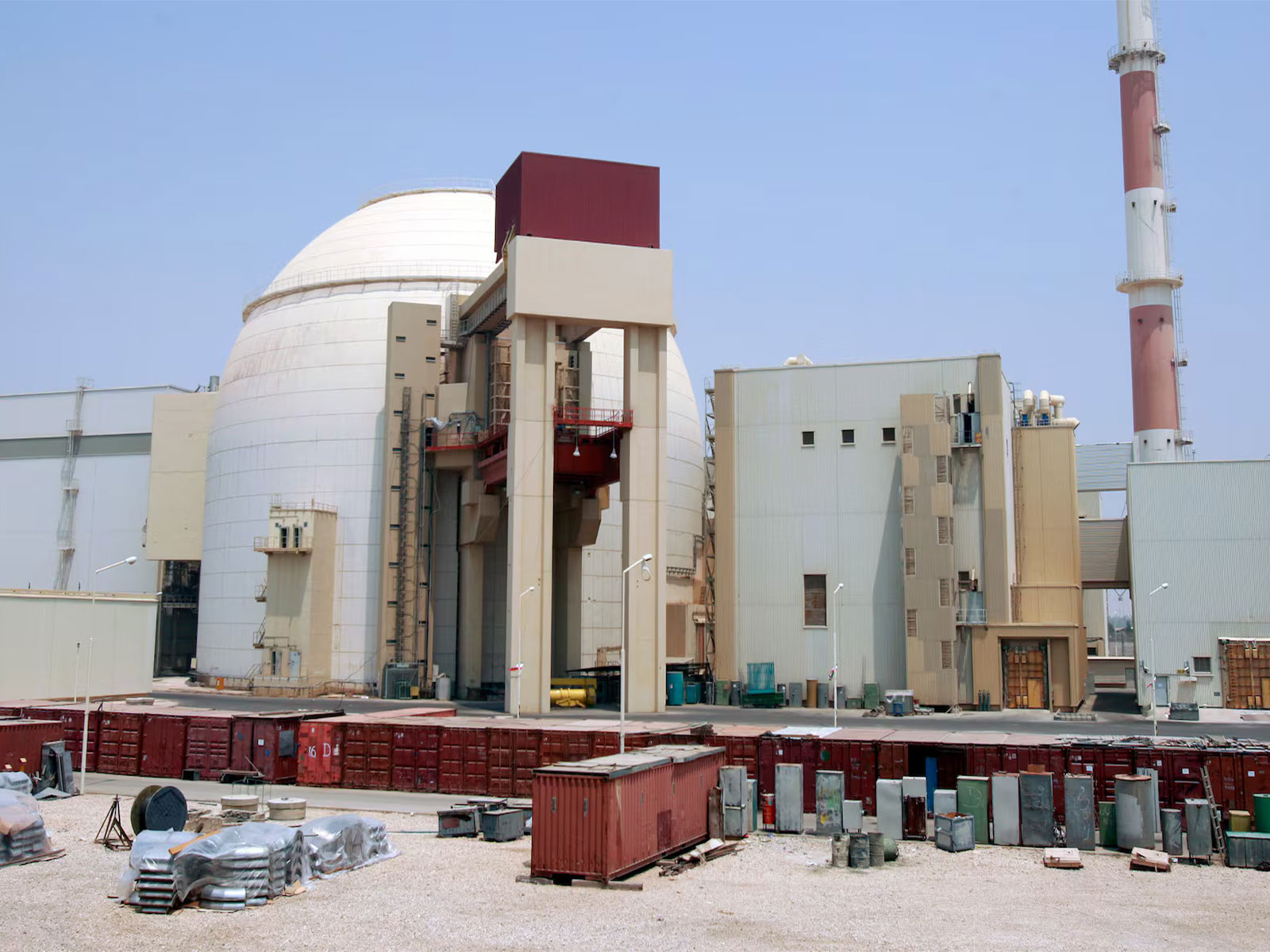 A general view of the Bushehr main nuclear reactor, situated approximately 1,200 km south of Tehran, Iran. (Photo/Reuters)
