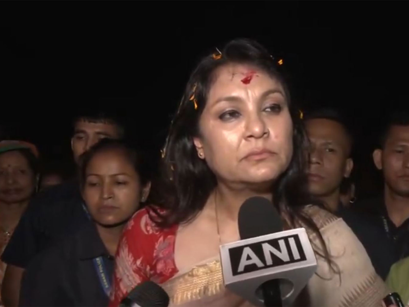 Assam Chief Minister Himanta Biswa Sarma’s wife Riniki Bhuyan Sharma (Photo:ANI)