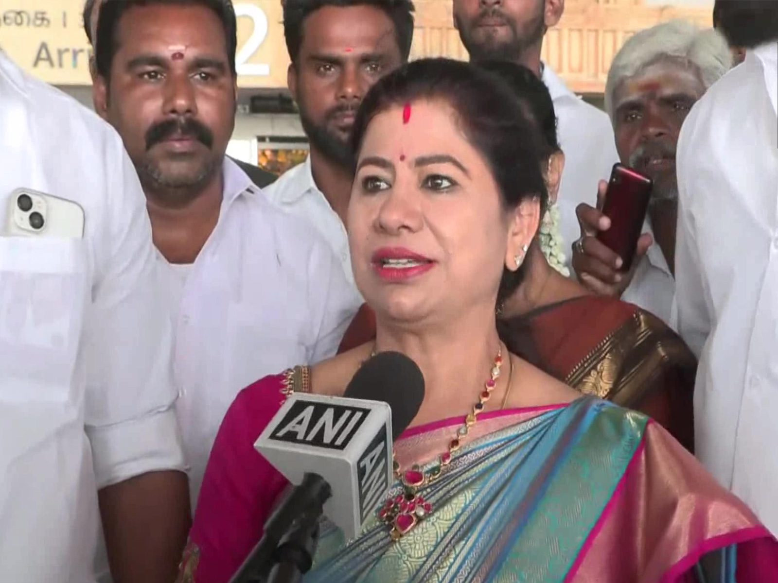 AIADMK candidate Leema Rose (Photo/ANI)