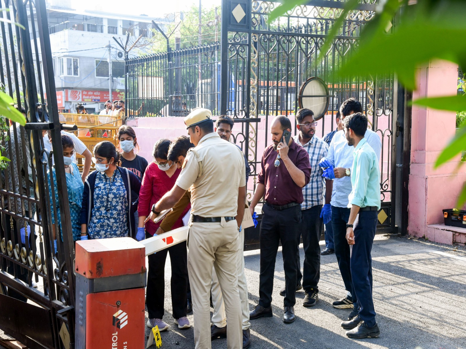 Visual from Delhi Assembly premises (Photo/ANI) Visual from Delhi Assembly premises (Photo/ANI)