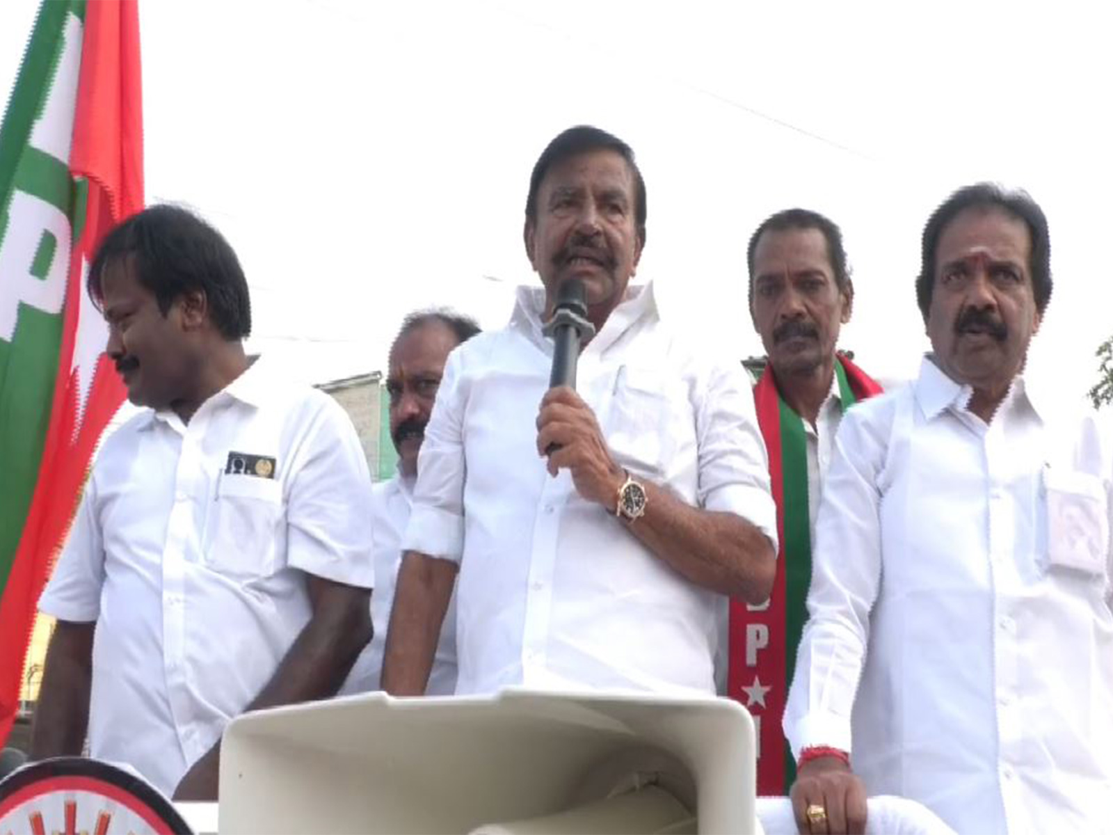 DMK candidate from the Tiruchirappalli West Assembly constituency and party Principal Secretary KN Nehru (Photo/KNNehruTeam) DMK candidate from the Tiruchirappalli West Assembly constituency and party Principal Secretary KN Nehru (Photo/KNNehruTeam)