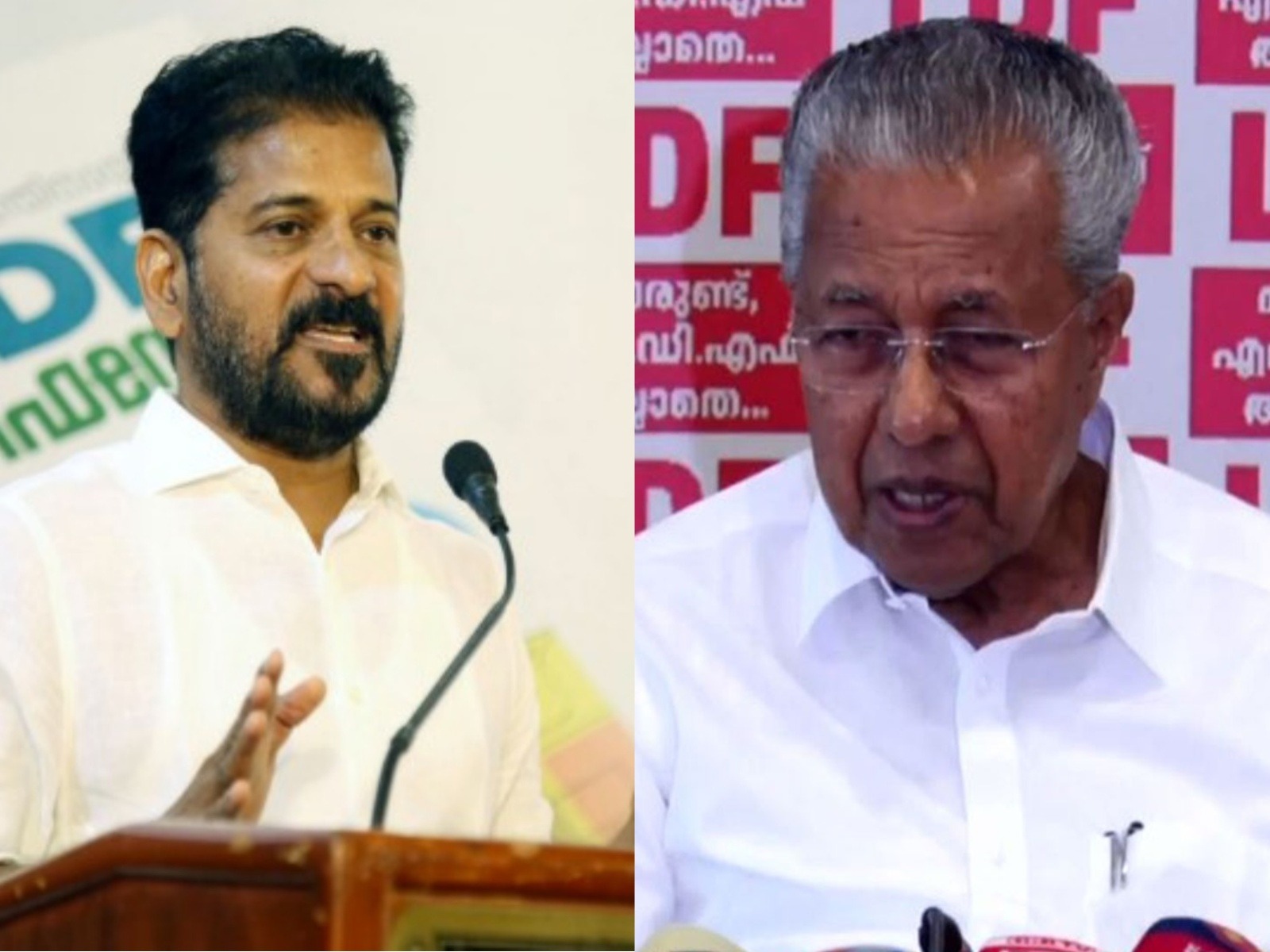 Telangana CM Revanth Reddy and Keralam CM Pinarayi Vijayan (File Photos/ANI) Telangana CM Revanth Reddy and Keralam CM Pinarayi Vijayan (File Photos/ANI)