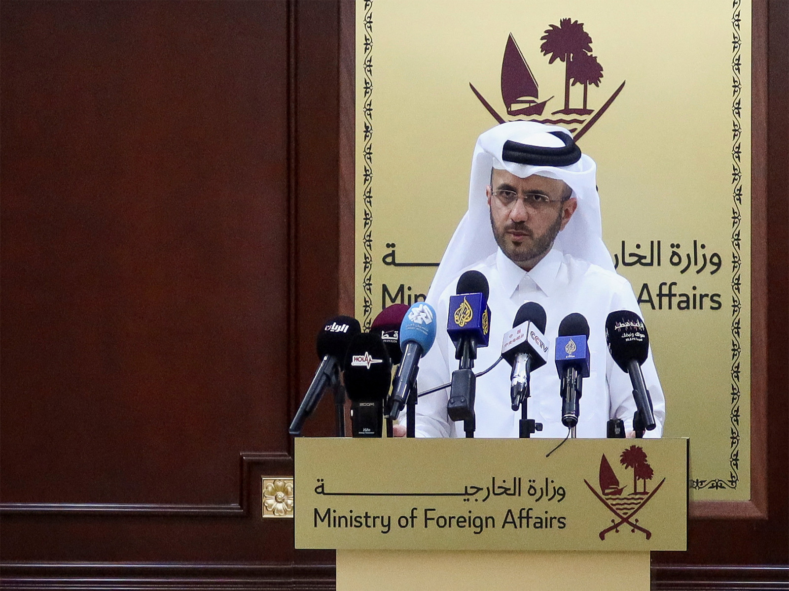 Qatar's Foreign Ministry spokesman, Majed Al-Ansari (Photo/Reuters)