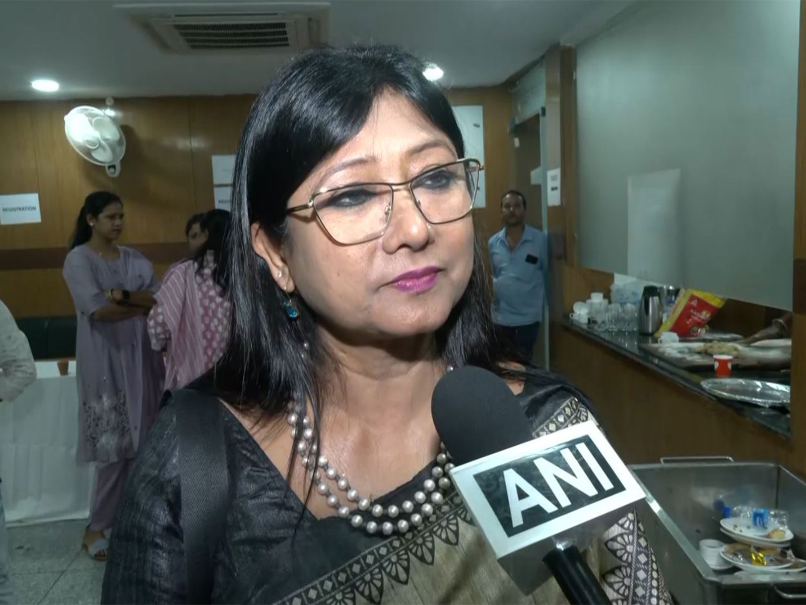 Jharkhand Mukti Morcha (JMM) MP Mahua Maji (Photo/ANI)