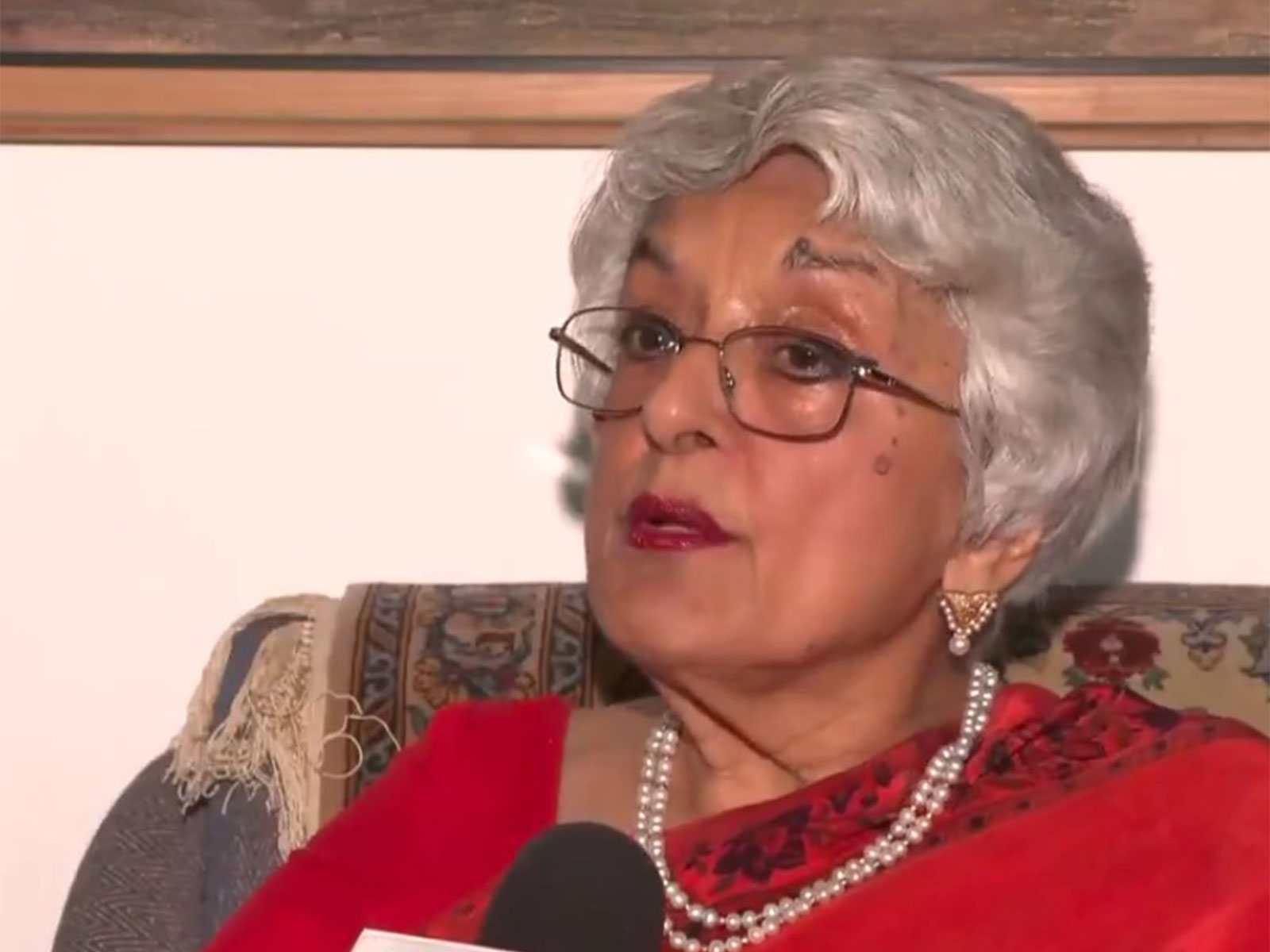 Former High Commissioner of India to Bangladesh, Veena Sikri (Photo/ANI)