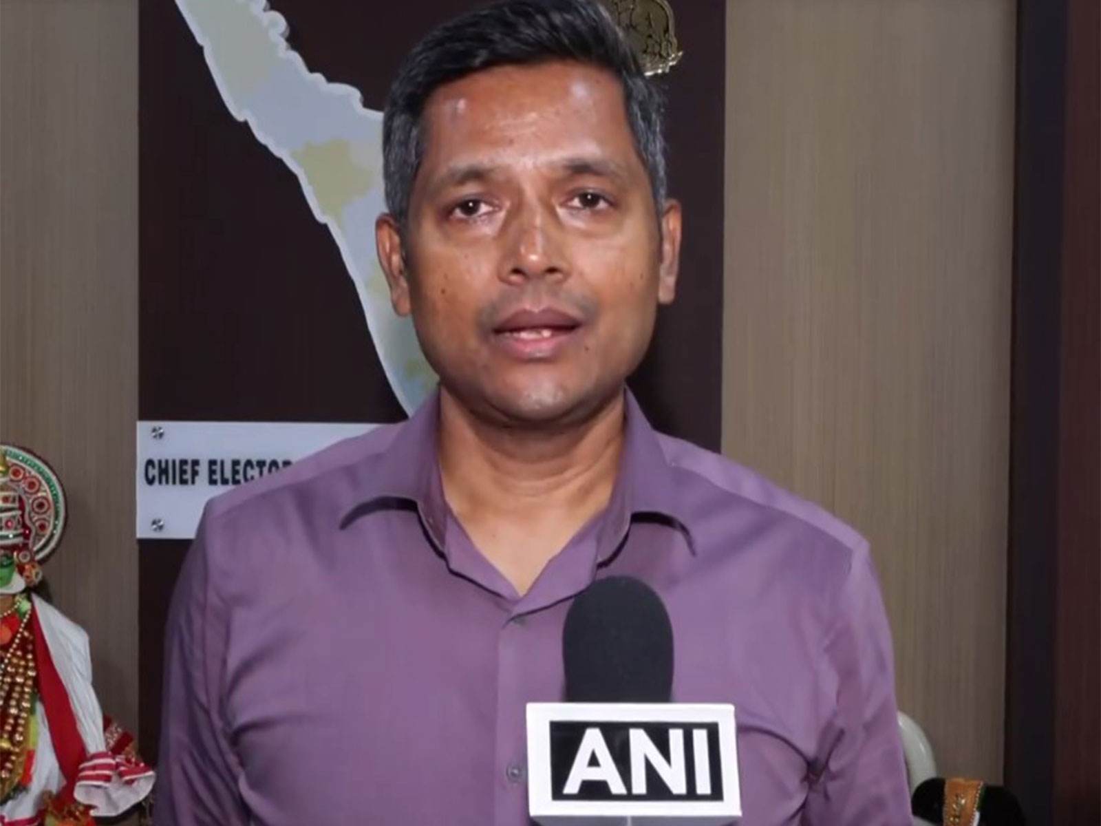 Keralam Chief Electoral Officer Rathan U Kelkar (Photo/ANI)