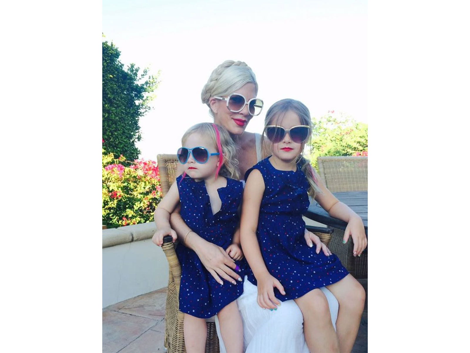 Tori Spelling with her kids (Photo/instagram/@torispelling) Tori Spelling with her kids (Photo/instagram/@torispelling)