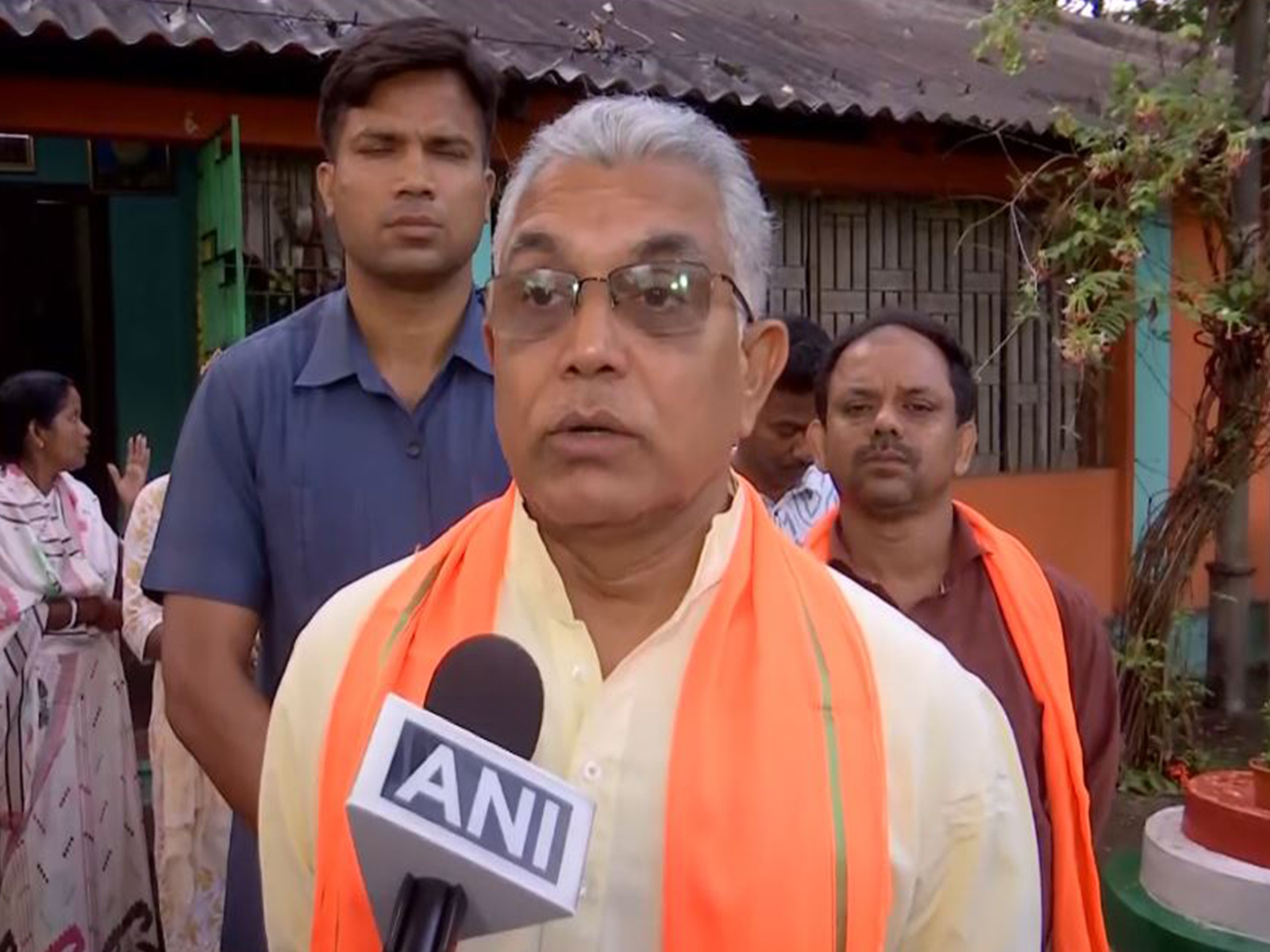 BJP leader and candidate from Kharagpur Sadar, Dilip Ghosh (Photo/ANI)