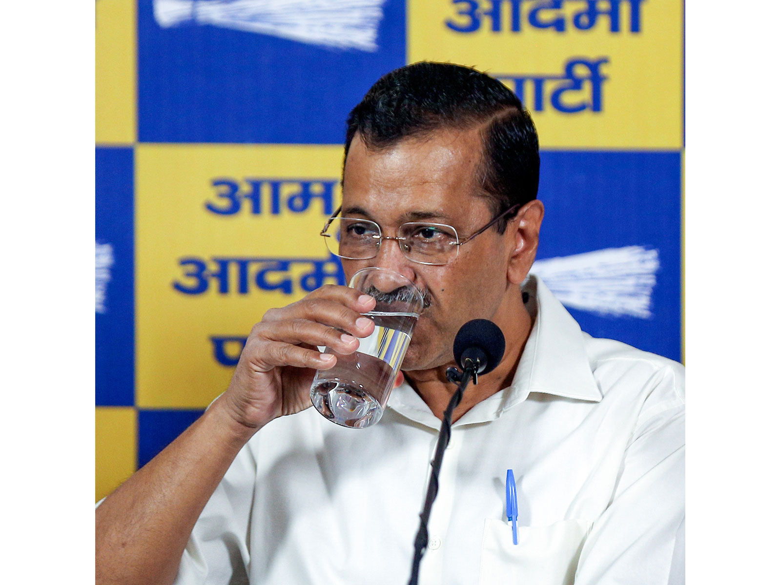 Aam Aadmi Party national convenor Arvind Kejriwal (Photo/ANI)