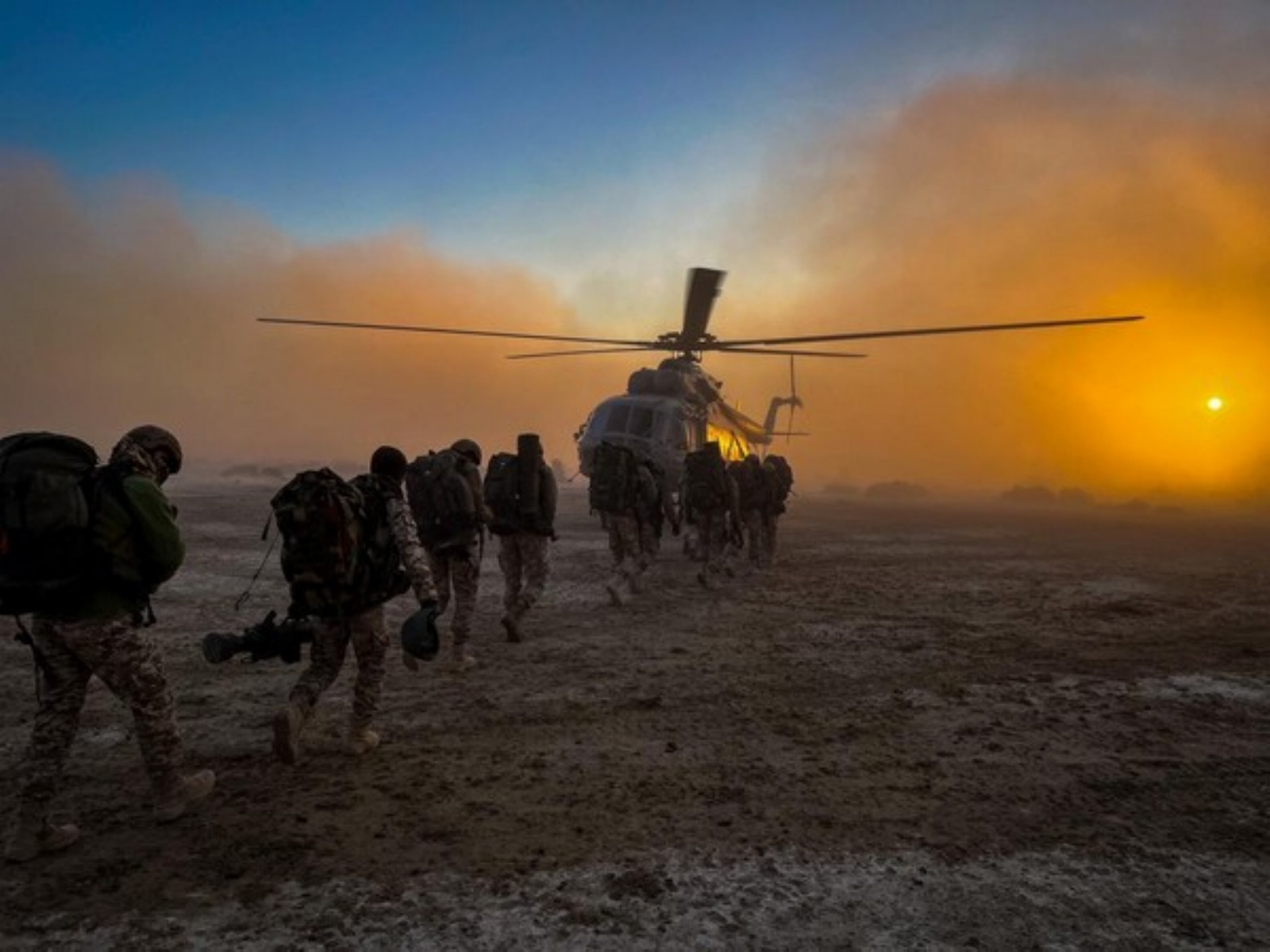 Visuals from last year's Exercise Cyclone (Photo Credit - Twitter/ADG PI - Indian Army) Visuals from last year's Exercise Cyclone (Photo Credit - Twitter/ADG PI - Indian Army)