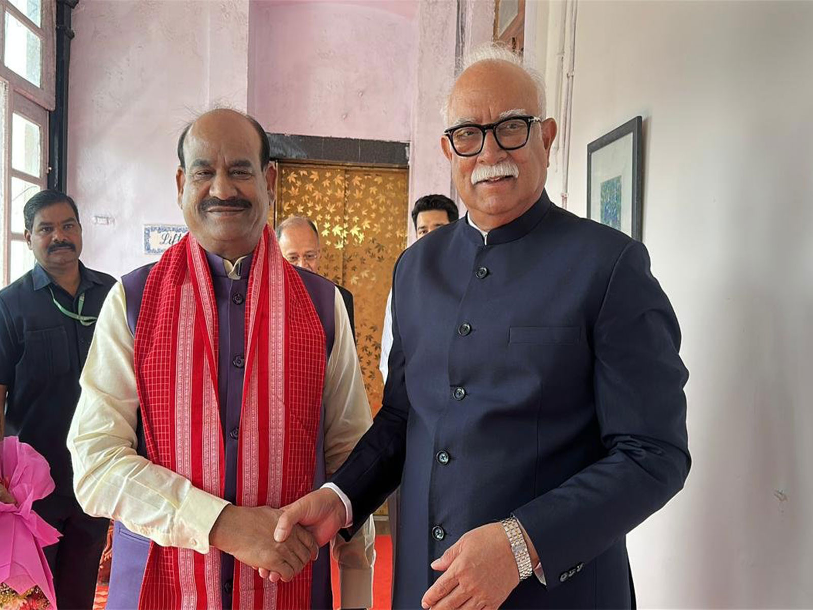 Lok Sabha Speaker Om Birla called on Goa Governor Pusapati Ashok Gajapathi Raju, at Lok Bhavan in Goa (Photo/Office of Lok Sabha Speaker) Lok Sabha Speaker Om Birla called on Goa Governor Pusapati Ashok Gajapathi Raju, at Lok Bhavan in Goa (Photo/Office of Lok Sabha Speaker)