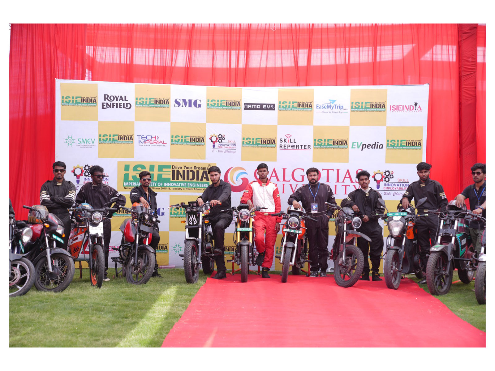 Students showcase electric bike innovations at the national SIEP E-Bike Challenge hosted by Galgotias University
