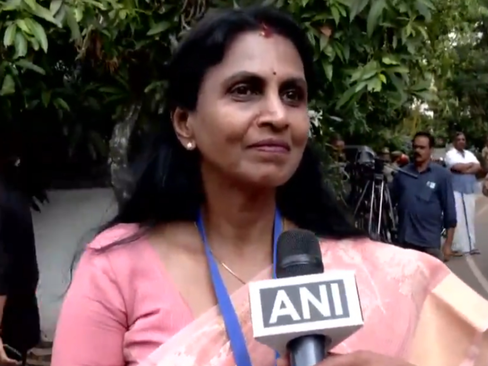 R Sreelekha, BJP State Vice President and Vattiyoorkavu Assembly constituency candidate (Photo/ANI)