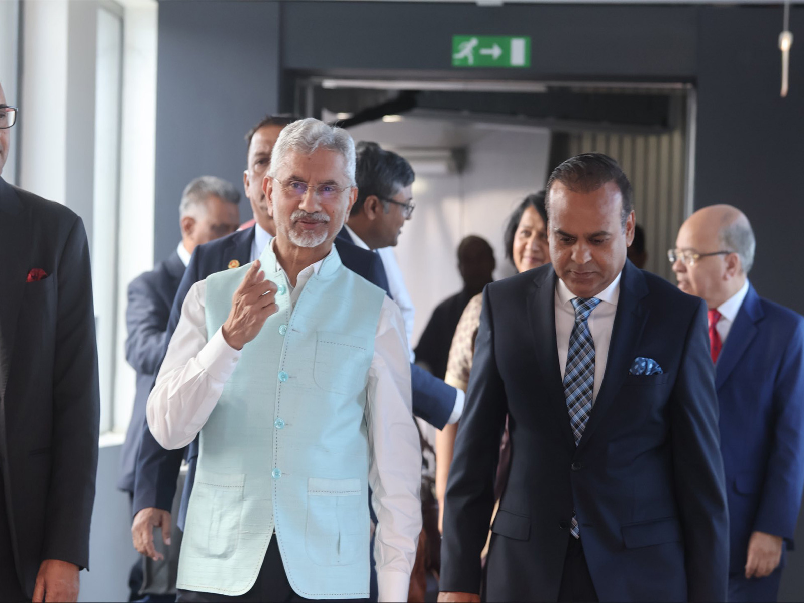 External Affairs Minister S Jaishankar arrives in Port Louis, Mauritius, to participate in the 9th Indian Ocean Conference. (Photo: X/@DrSJaishankar)