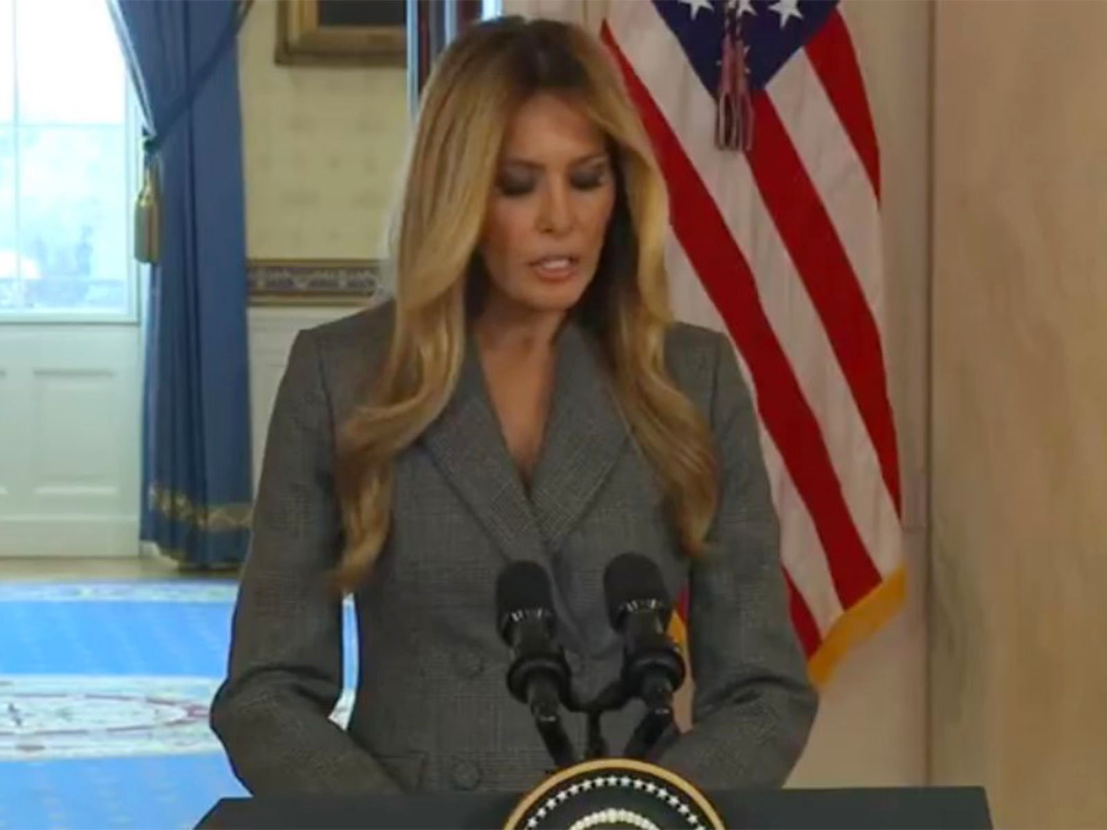 First Lady of the US, Melania Trump (Photo: The White House/Youtube)