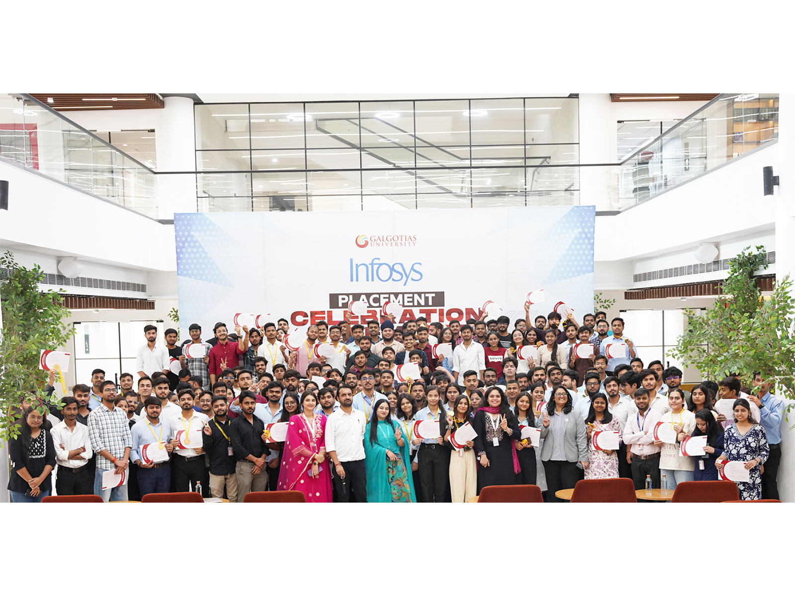 A moment of pride and celebration from Galgotias University