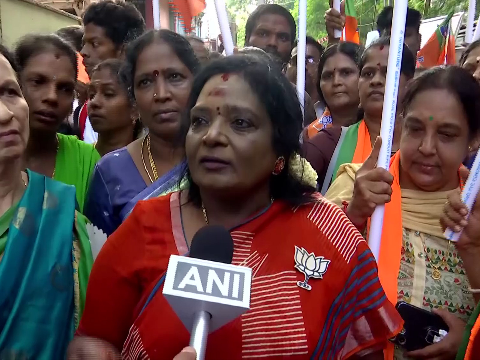 BJP candidate from Mylapore constituency, Tamilisai Soundararajan (Photo/ANI)