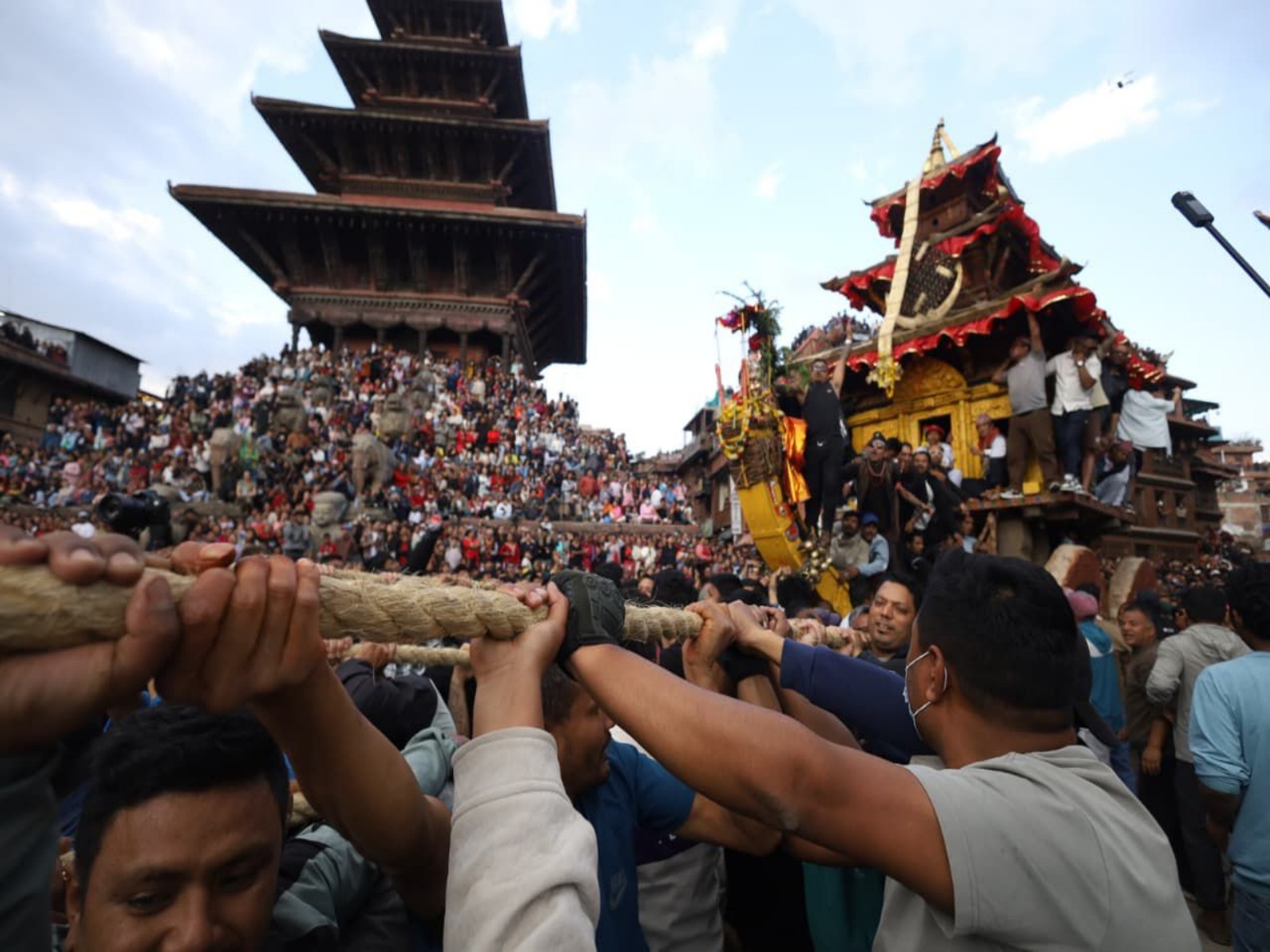 Commencement of week-long Biska Jatra in Nepal (Photo/ANI)
