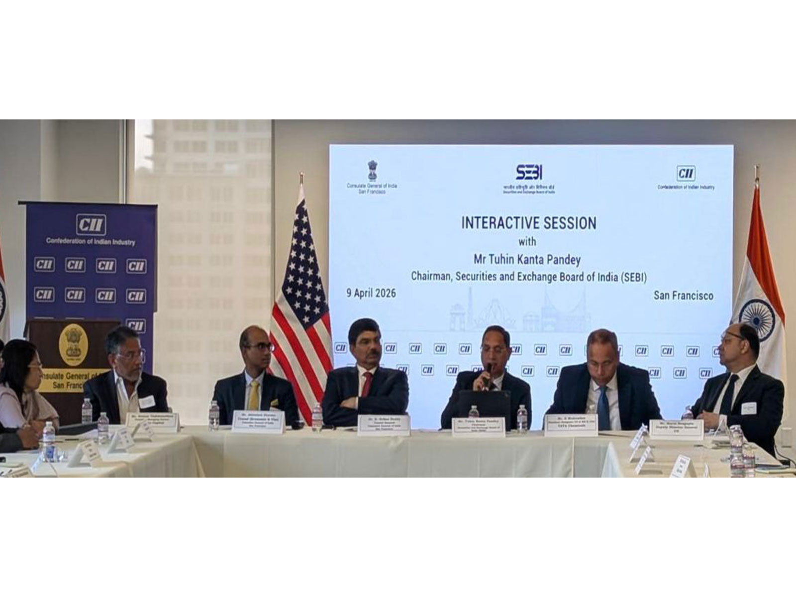 SEBI chariman at CII event in San Francisco (Photo/Special arrangement)