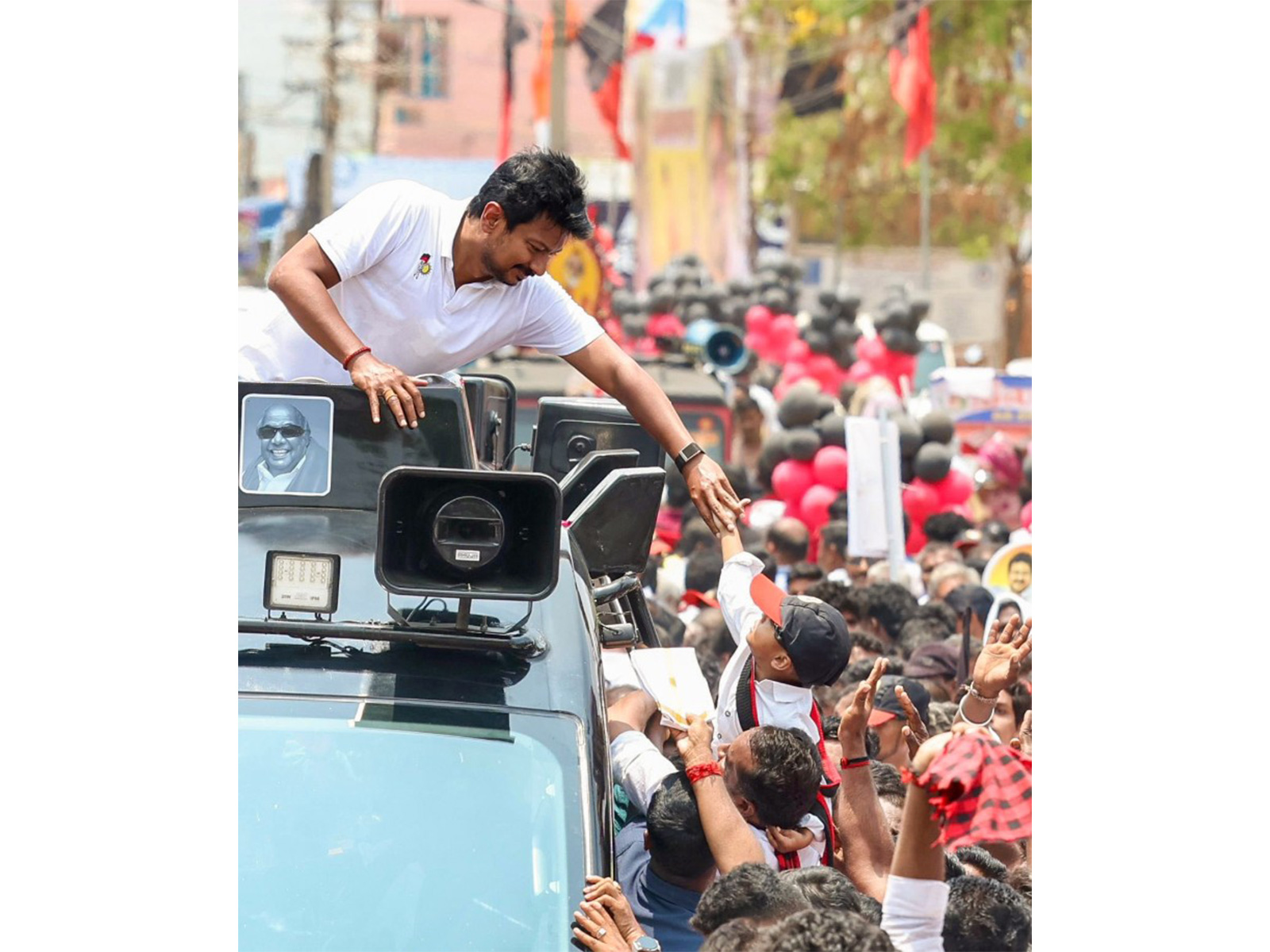 Deputy Chief Minister and Chepauk-Thiruvallikeni DMK candidate Udhayanidhi Stalin (Photo/ANI)