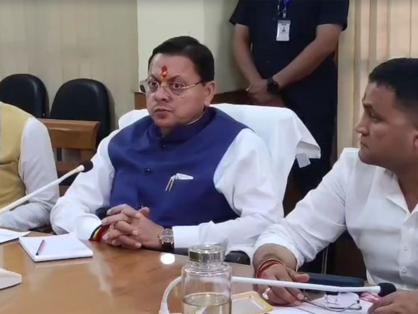 CM Pushkar Singh Dhami chairs meeting on human-wildlife conflict (Photo/ANI) CM Pushkar Singh Dhami chairs meeting on human-wildlife conflict (Photo/ANI)