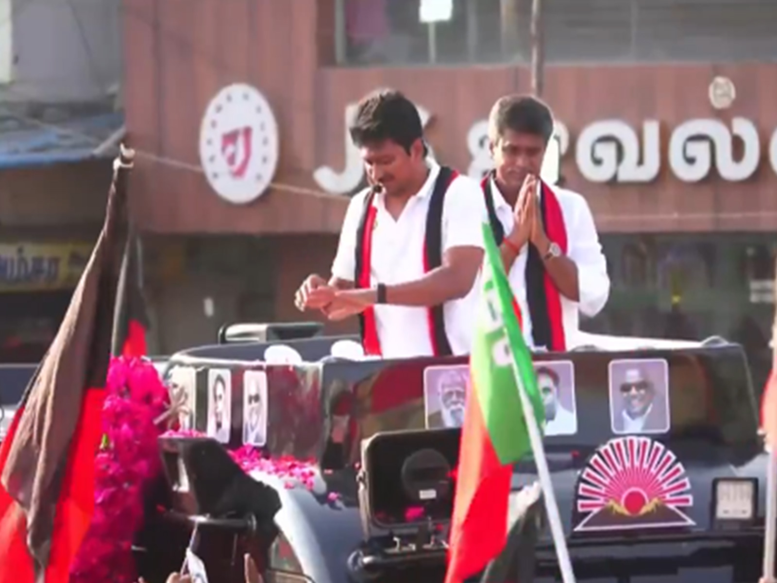 Visual from roadshow in Manachanallur (Photo/ANI) Visual from roadshow in Manachanallur (Photo/ANI)