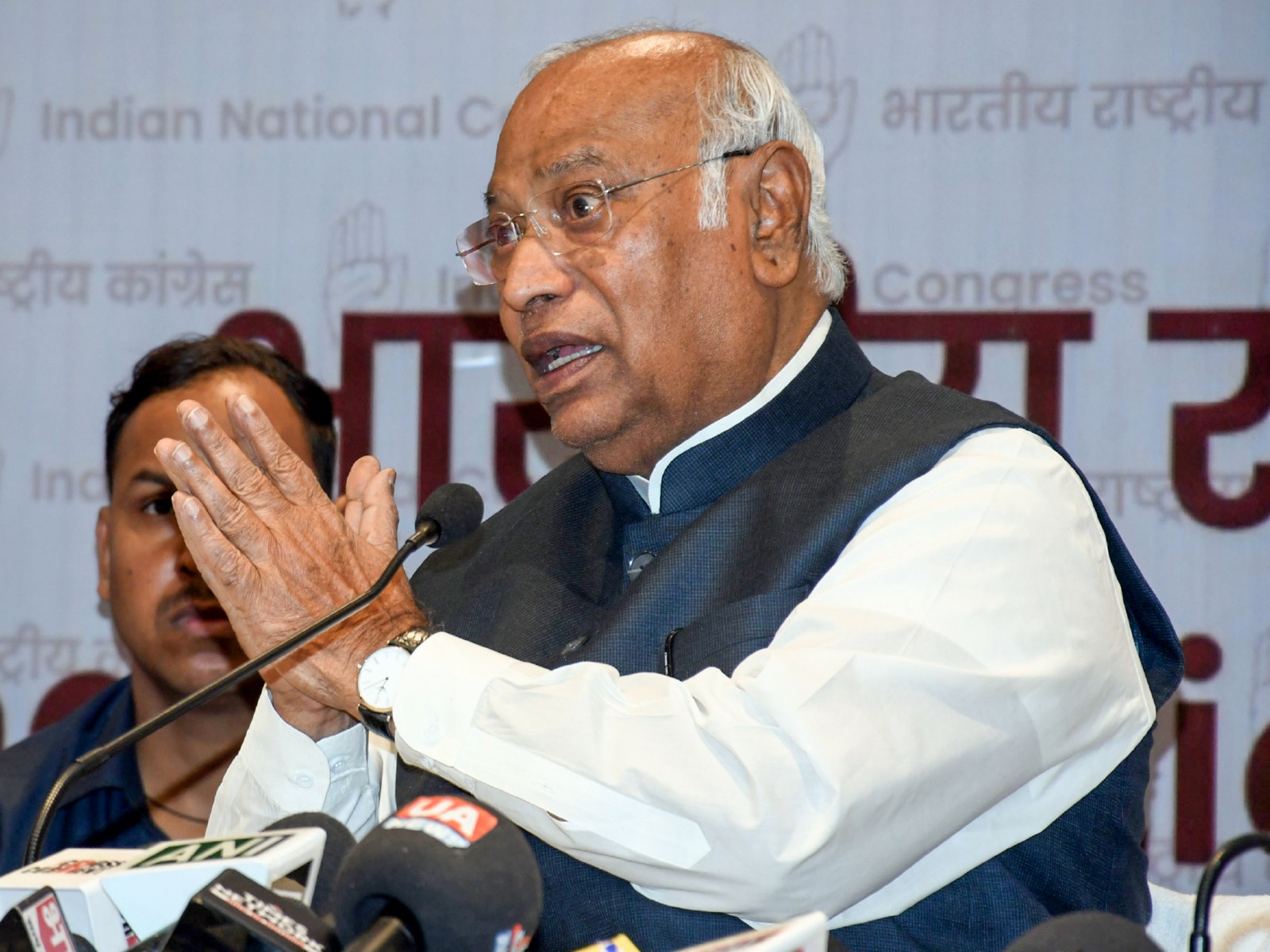 Congress chief Mallikarjun Kharge (File Photo/ANI)