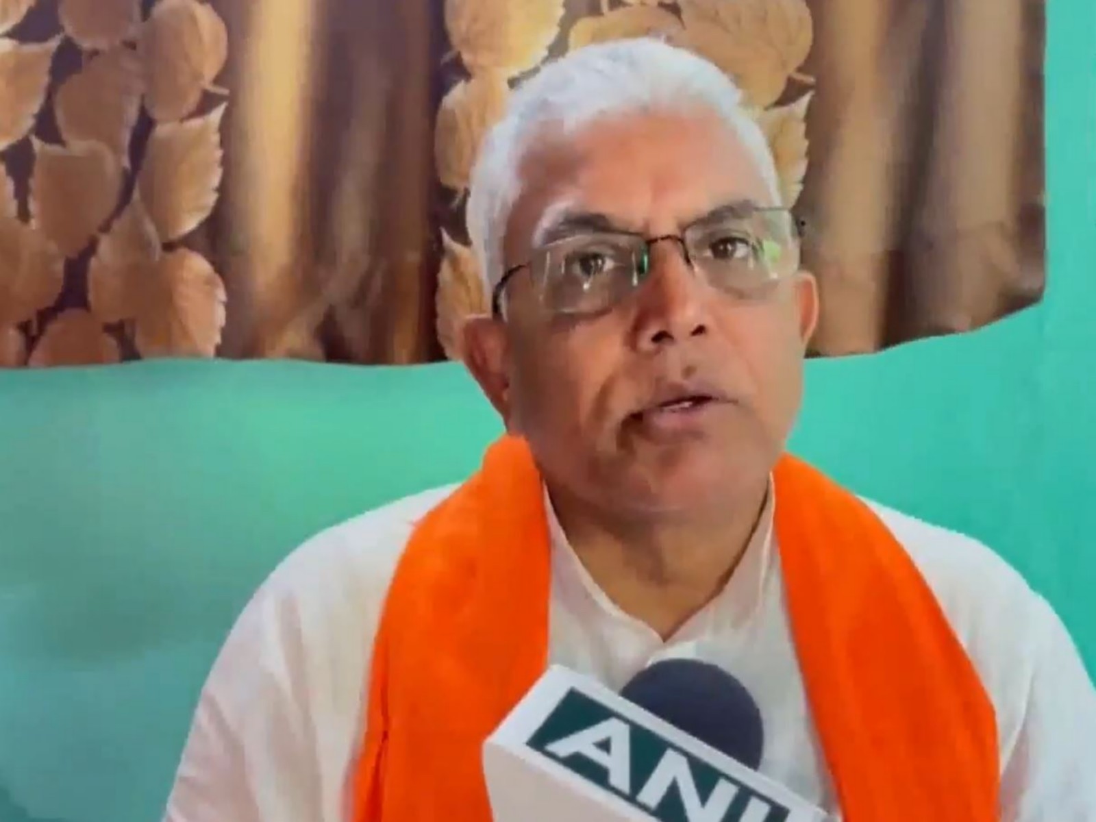 BJP leader and candidate from Kharagpur Sadar Assembly constituency, Dilip Ghosh (Photo/ANI)