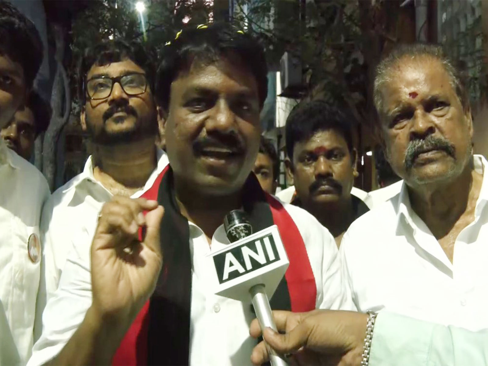 DMK's Anna Nagar candidate N Chitasaru (Photo/ANI)