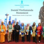 Life-Sized Statue Of Swami Vivekananda Unveiled In Seattle