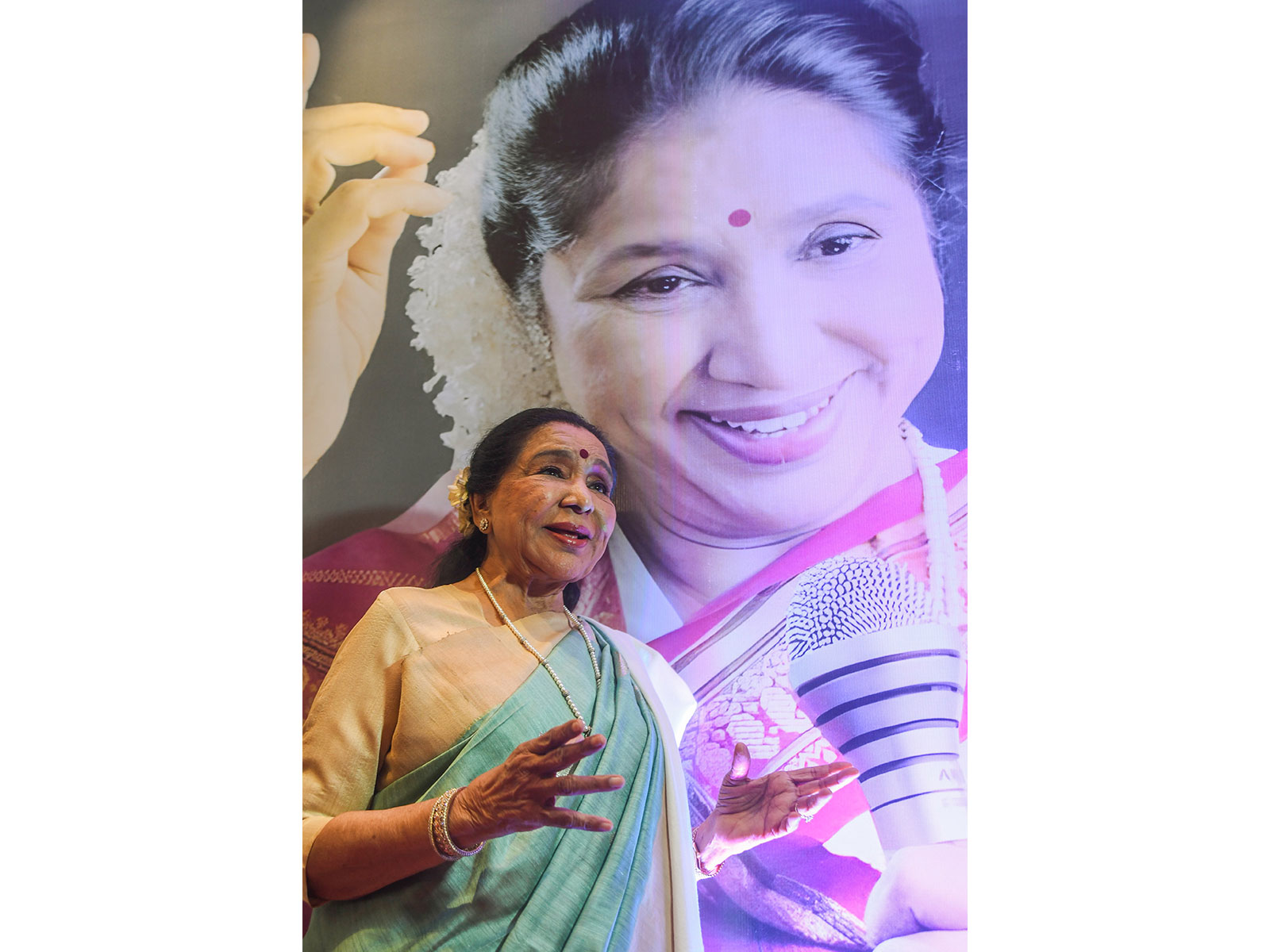 Bollywood legendary singer Asha Bhosle (File Photo/ANI) Bollywood legendary singer Asha Bhosle (File Photo/ANI)