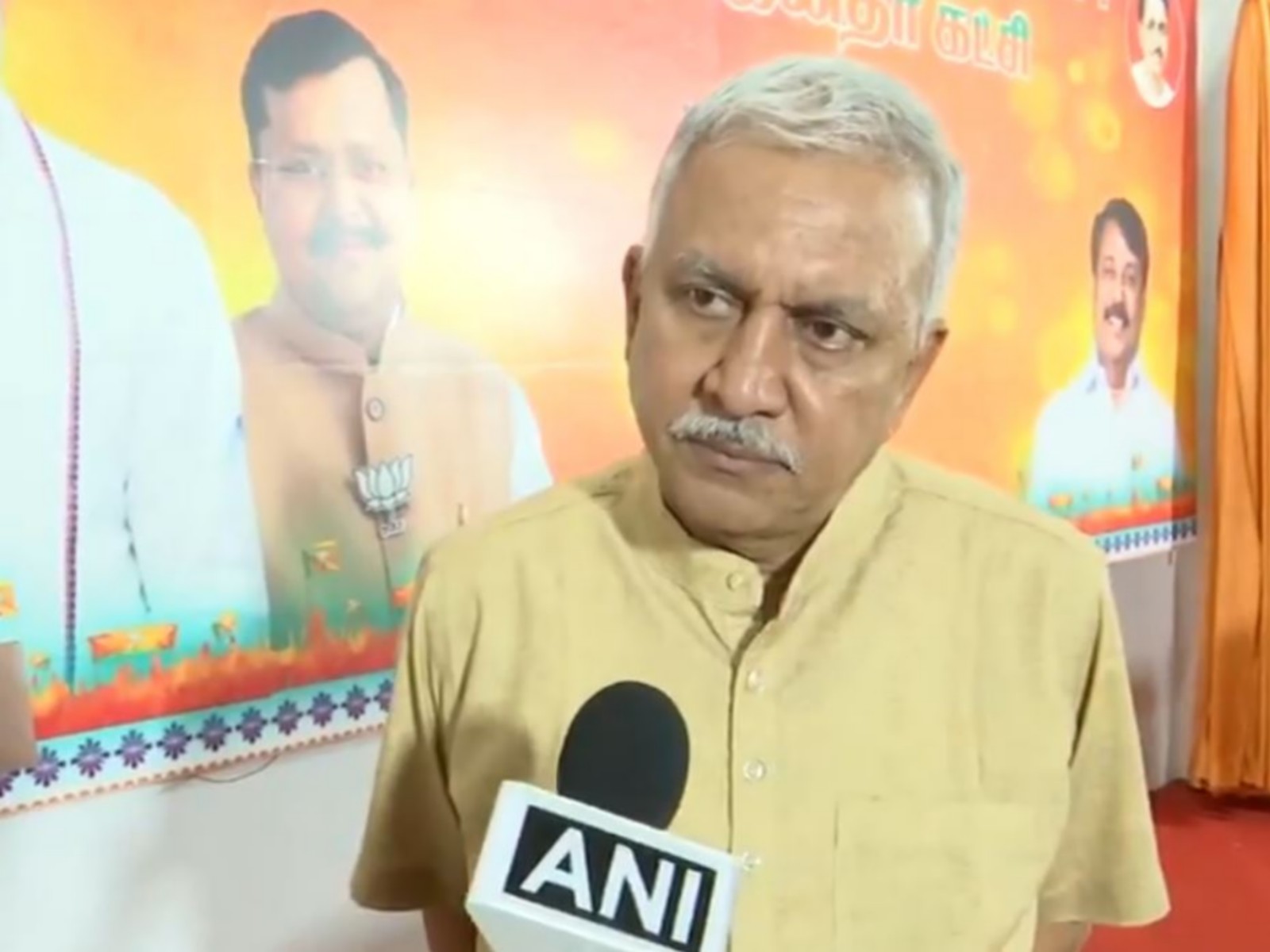 Tamil Nadu BJP chief spokesperson Narayanan Thirupathy (Photo/ANI)