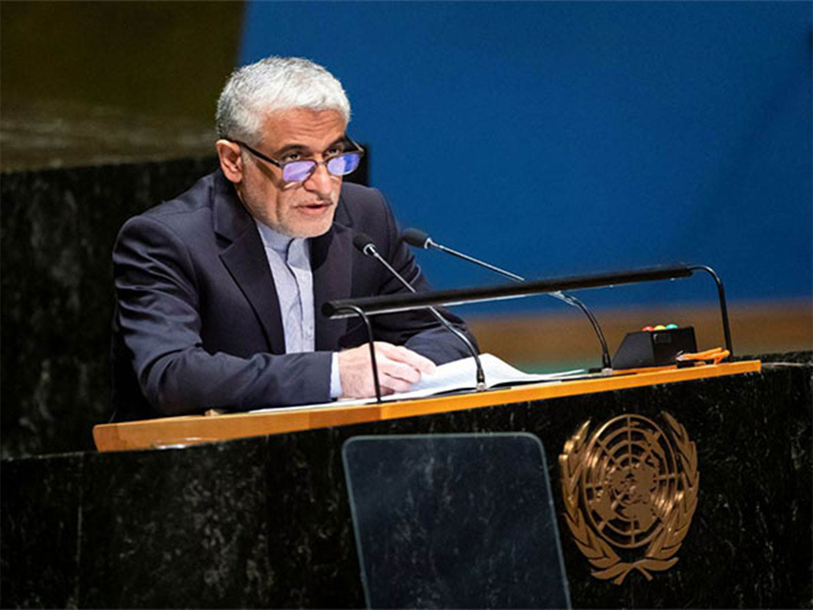 Iran's envoy to the United Nations, Amir Saeid Iravani (File Photo/Reuters) Iran's envoy to the United Nations, Amir Saeid Iravani (File Photo/Reuters)