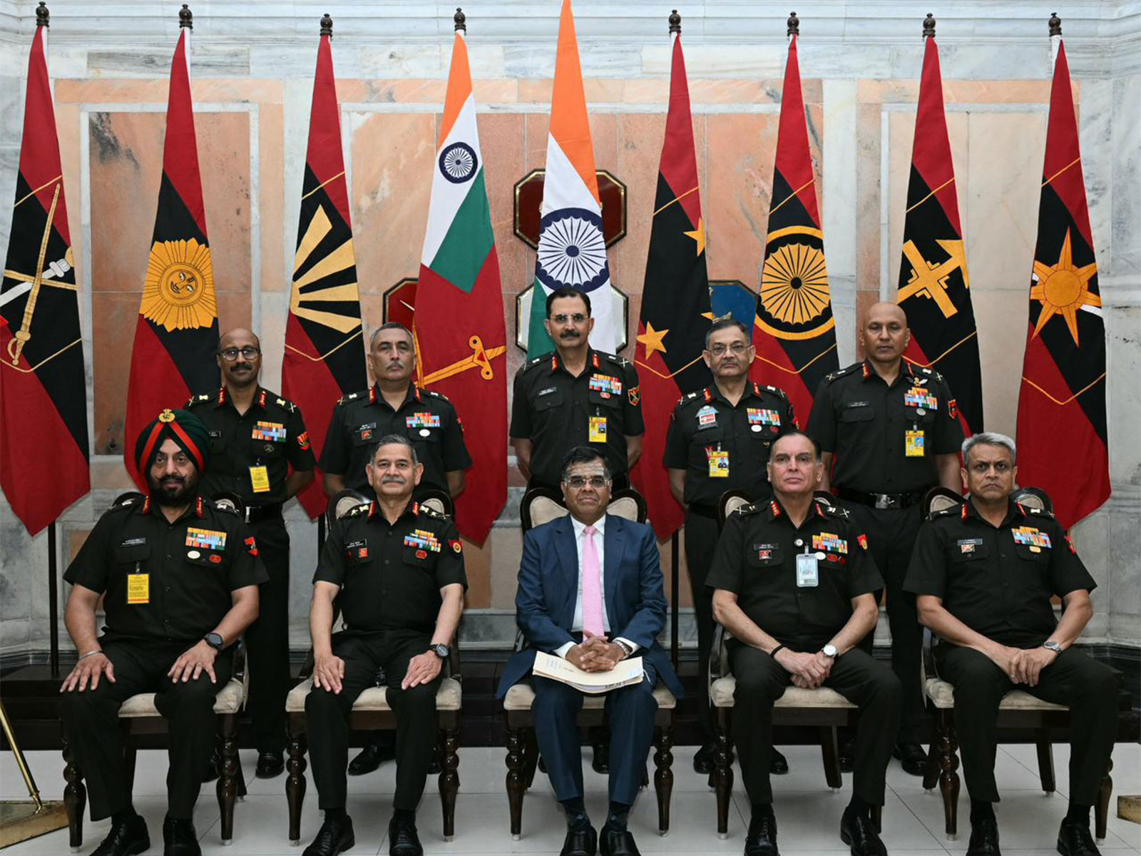 Cabinet Secretary TV Somanathan attends Army Commanders’ Conference in New Delhi. (Photo/X@adgpi) Cabinet Secretary TV Somanathan attends Army Commanders’ Conference in New Delhi. (Photo/X@adgpi)