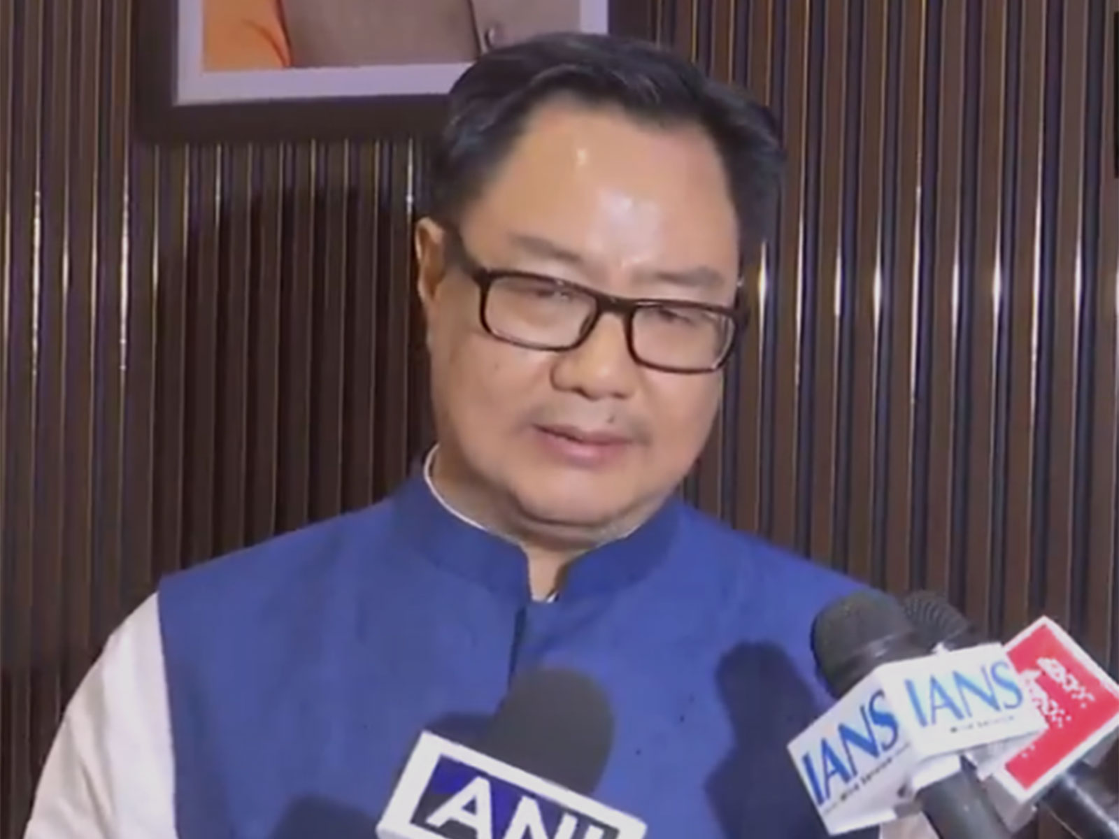 Union Parliamentary Affairs Minister Kiren Rijiju (Photo/ANI)