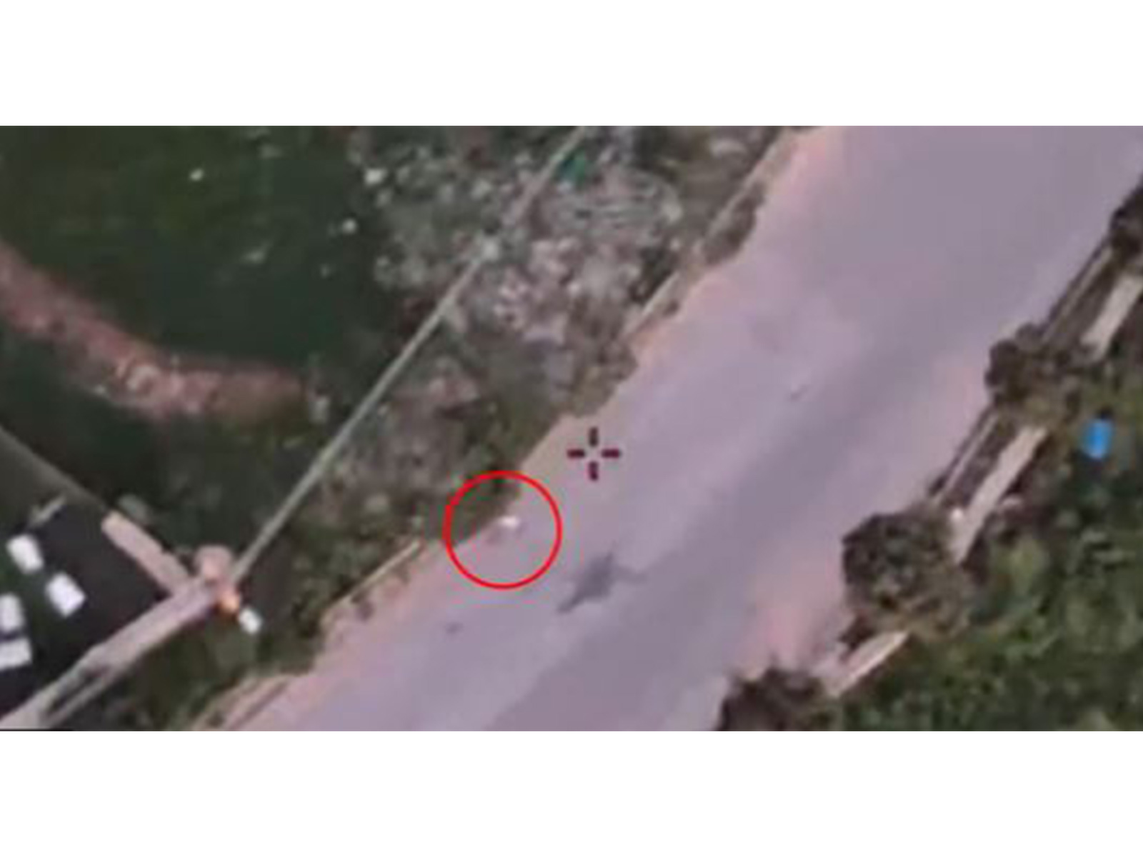 Screengrab of the video showing the terrorists (Photo/@IDF)