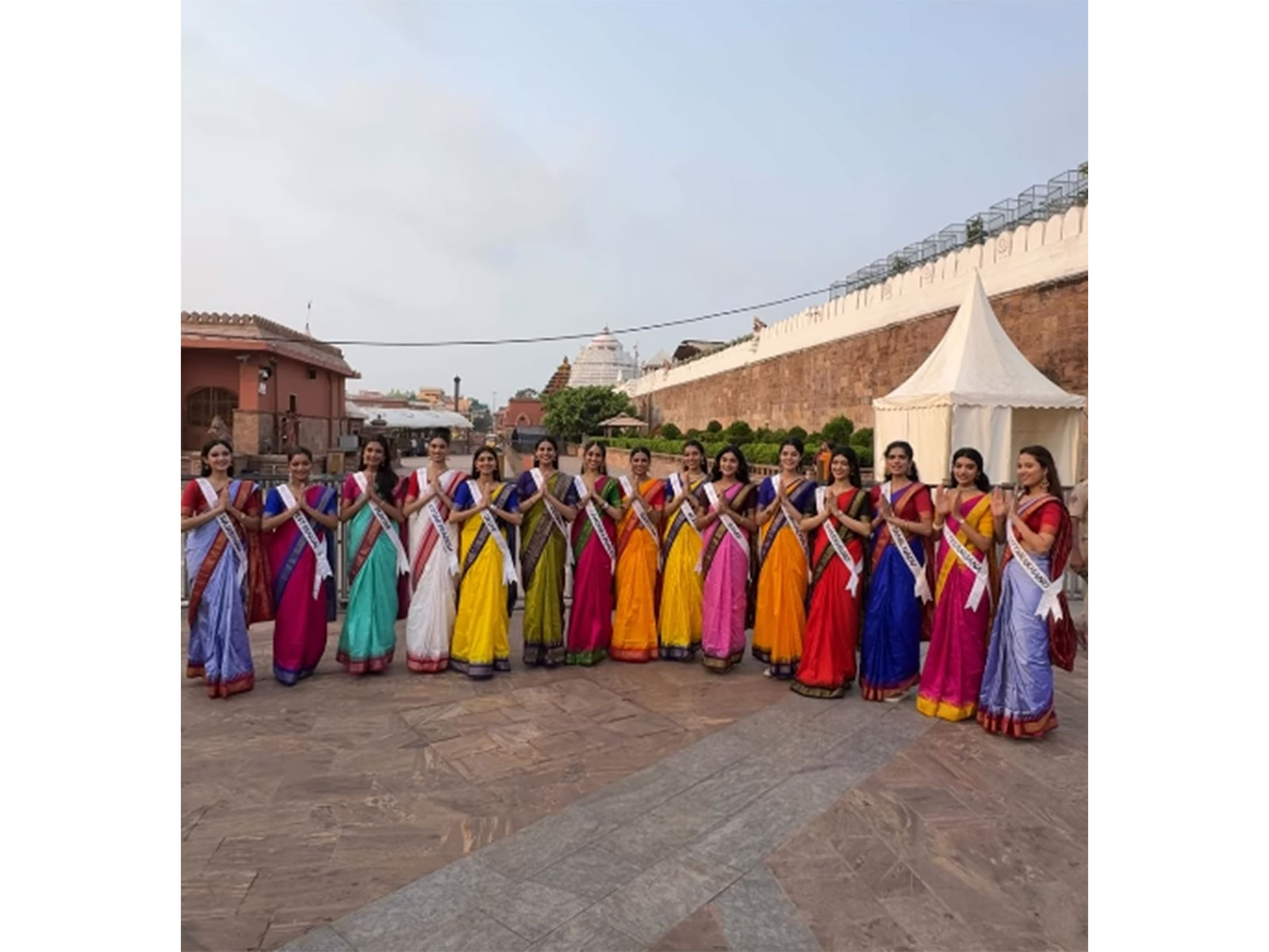 Femina Miss India 2026 participants at Jagannath temple (Photo/Instagram/@missindiaorg)